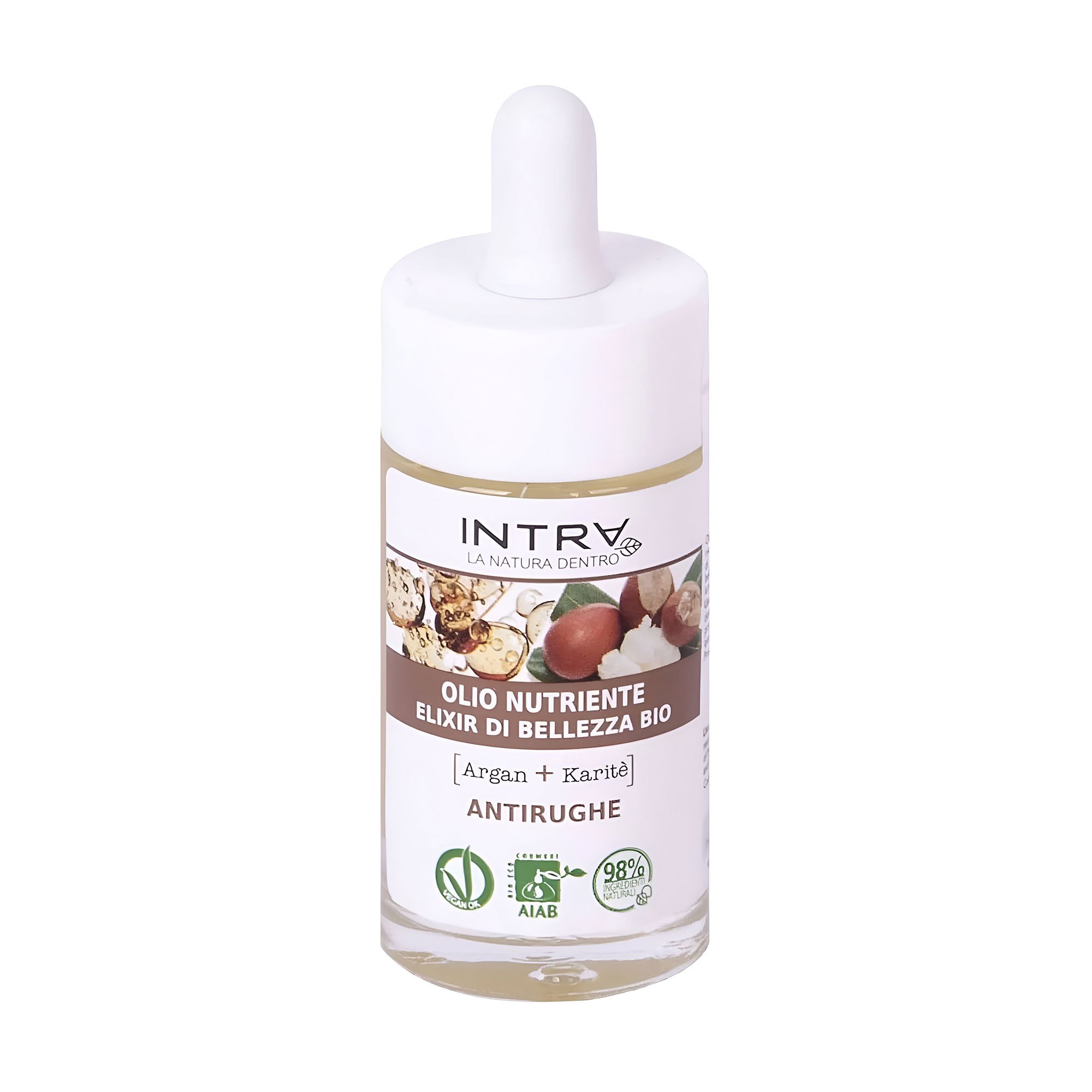 

Олія Intra Argan Oil & Shea Butter Живильна, для зрілої шкіри обличчя, 30 мл