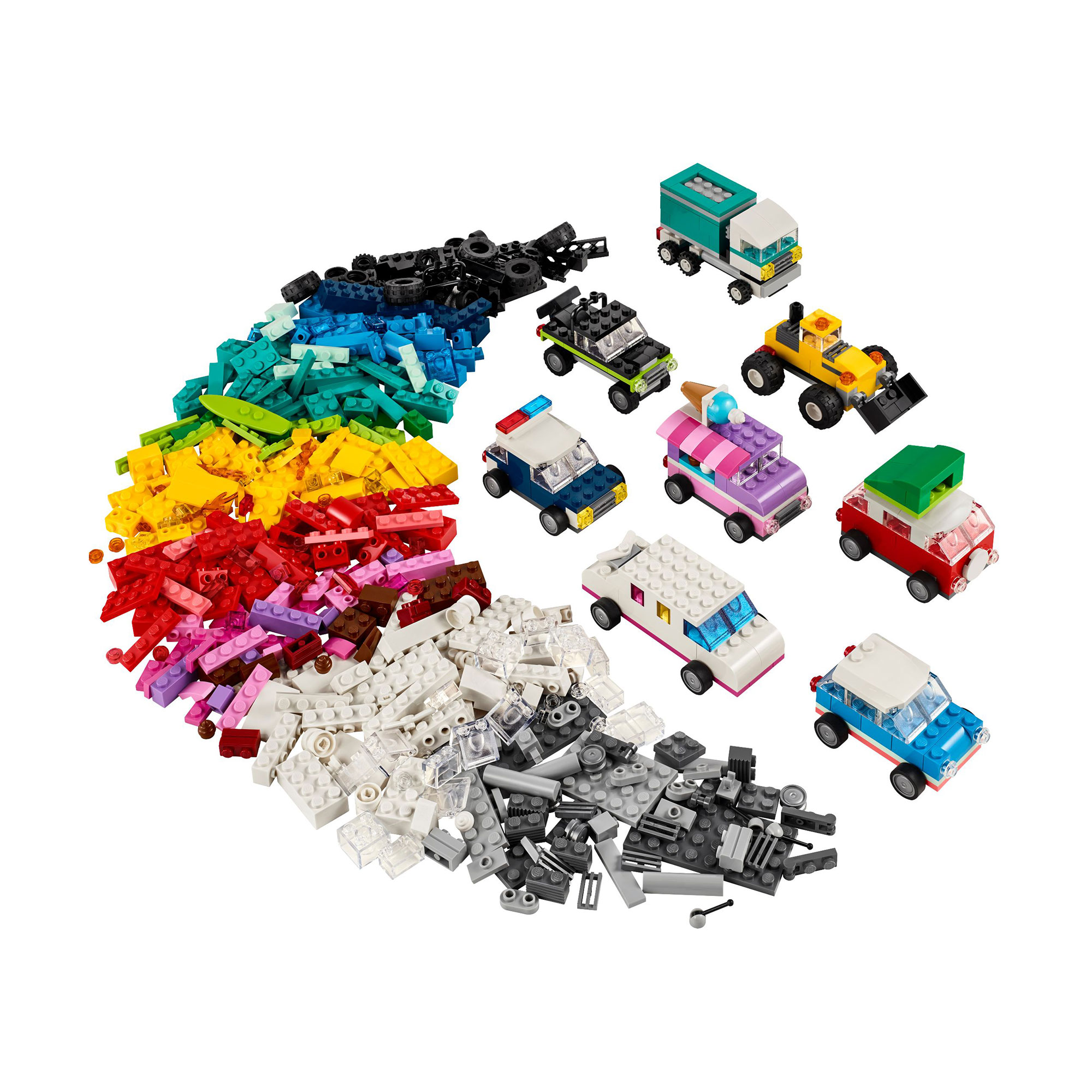 

Конструктор LEGO Classic Творчі транспортні засоби, 900 деталей, від 5 років (11036)