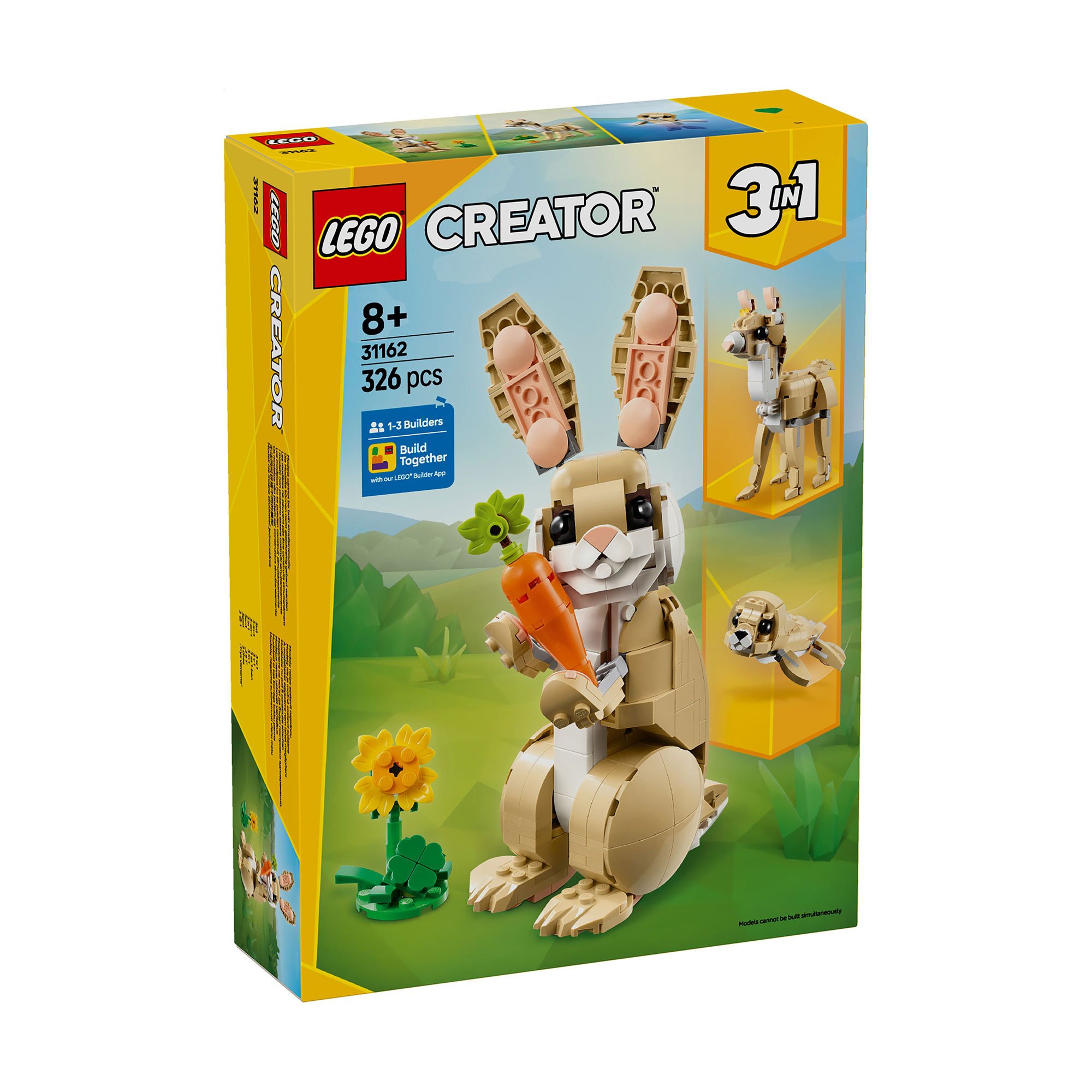 

Конструктор LEGO Creator Чарівне кроленя, 326 деталей, від 8 років (31162)