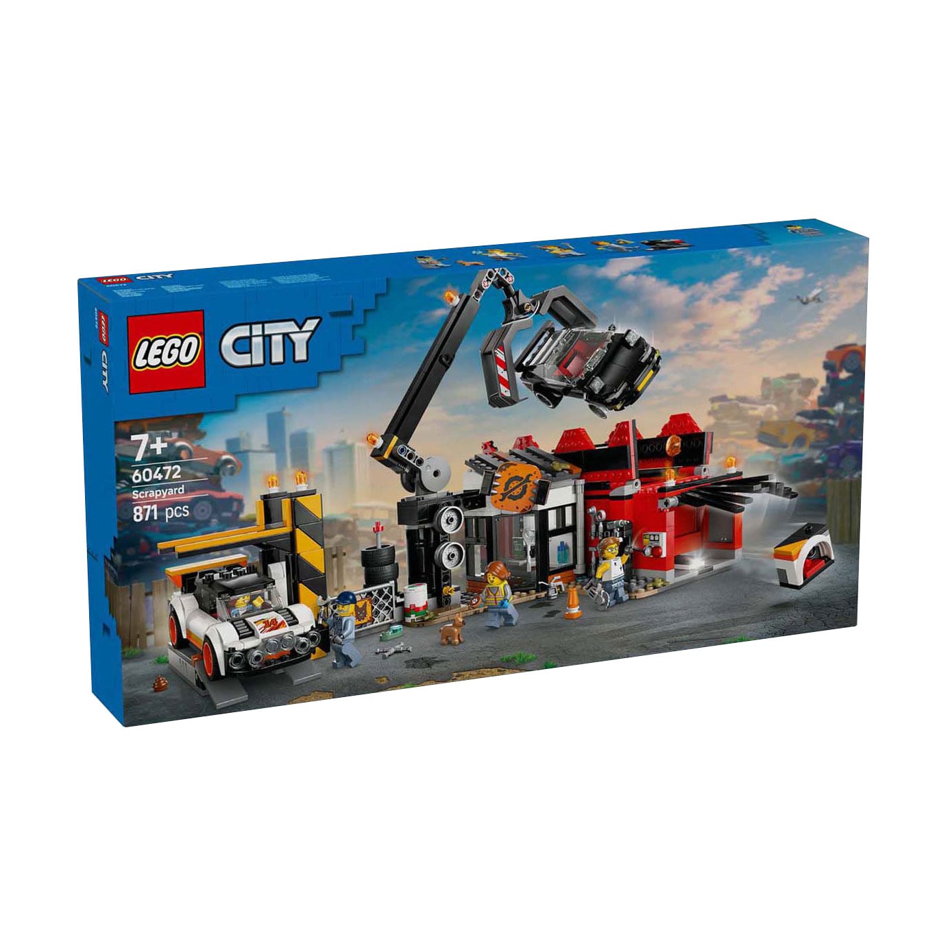 

Конструктор LEGO City Звалище з автомобілями, 871 деталь, від 7 років (60472)