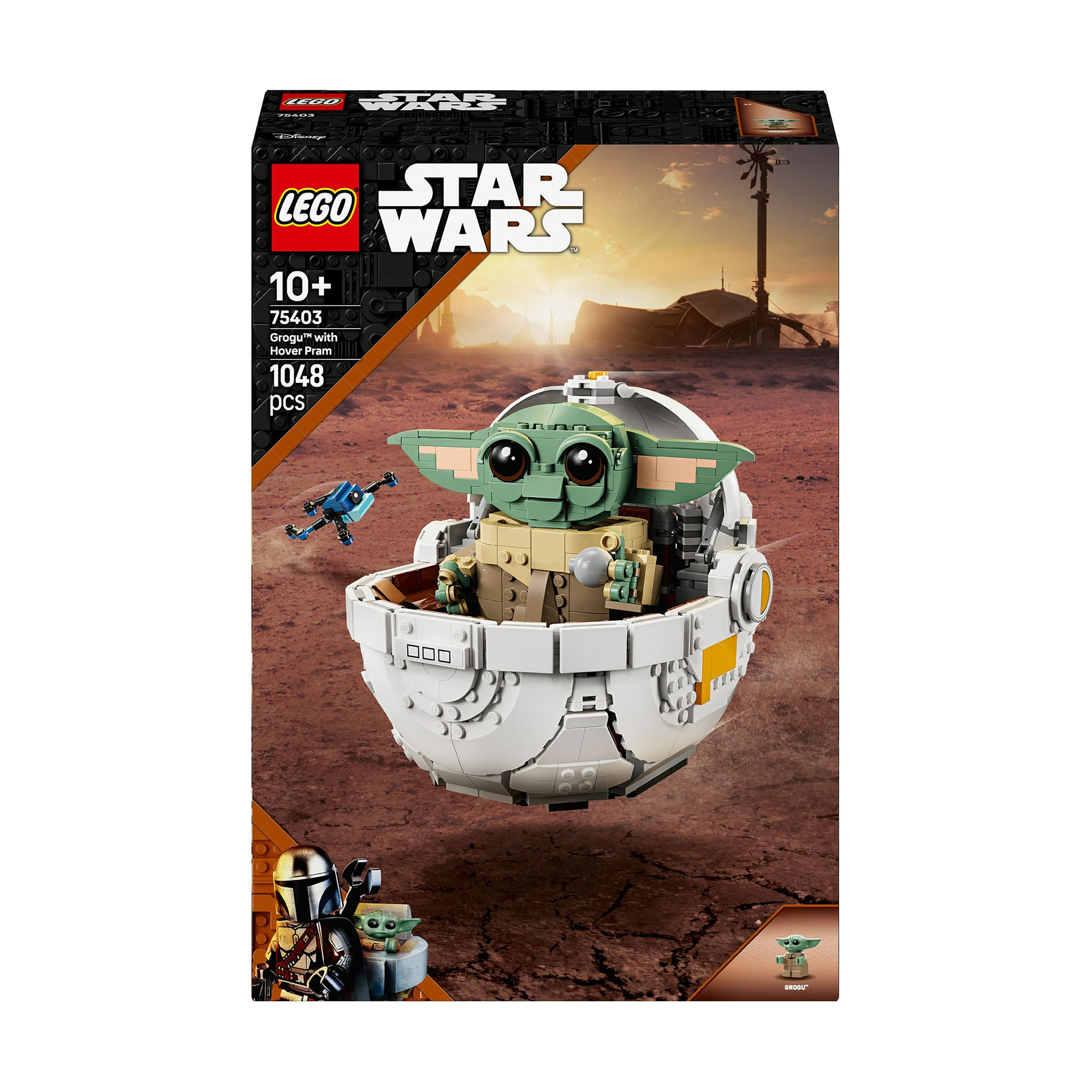 

Конструктор LEGO Star Wars Ґроґу в повітряній колисці, 1048 деталей, від 10 років (75403)