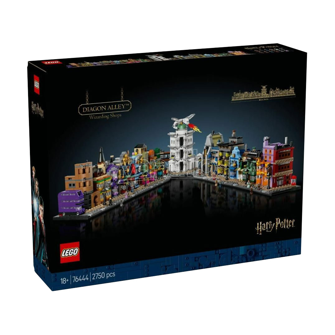 

Конструктор LEGO Harry Potter Алея Діаґон. Чаклунські крамниці, 2750 деталей, від 18 років (76444)