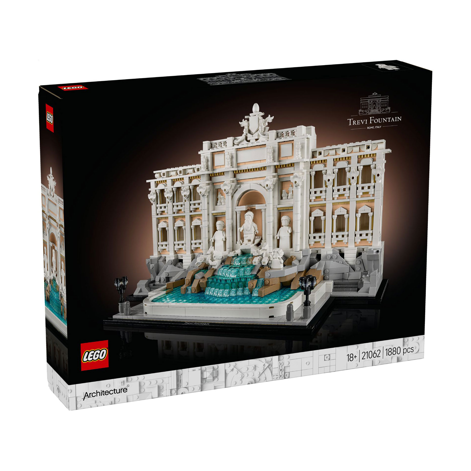 

Конструктор LEGO Architecture Фонтан Треві, 1880 деталей, від 18 років (21062)