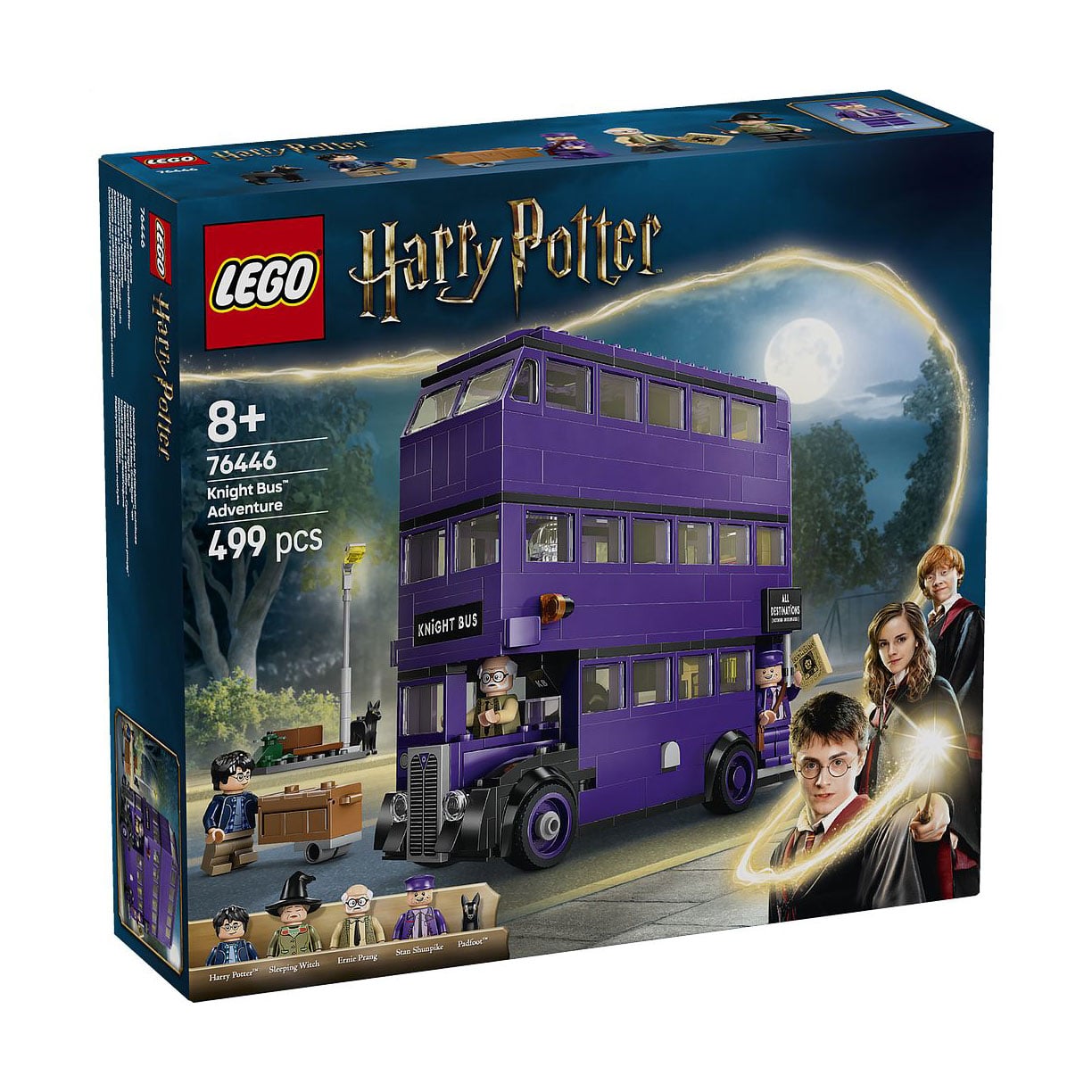

Конструктор LEGO Harry Potter Пригоди на Лицарському автобусі, 499 деталей, від 8 років (76446)