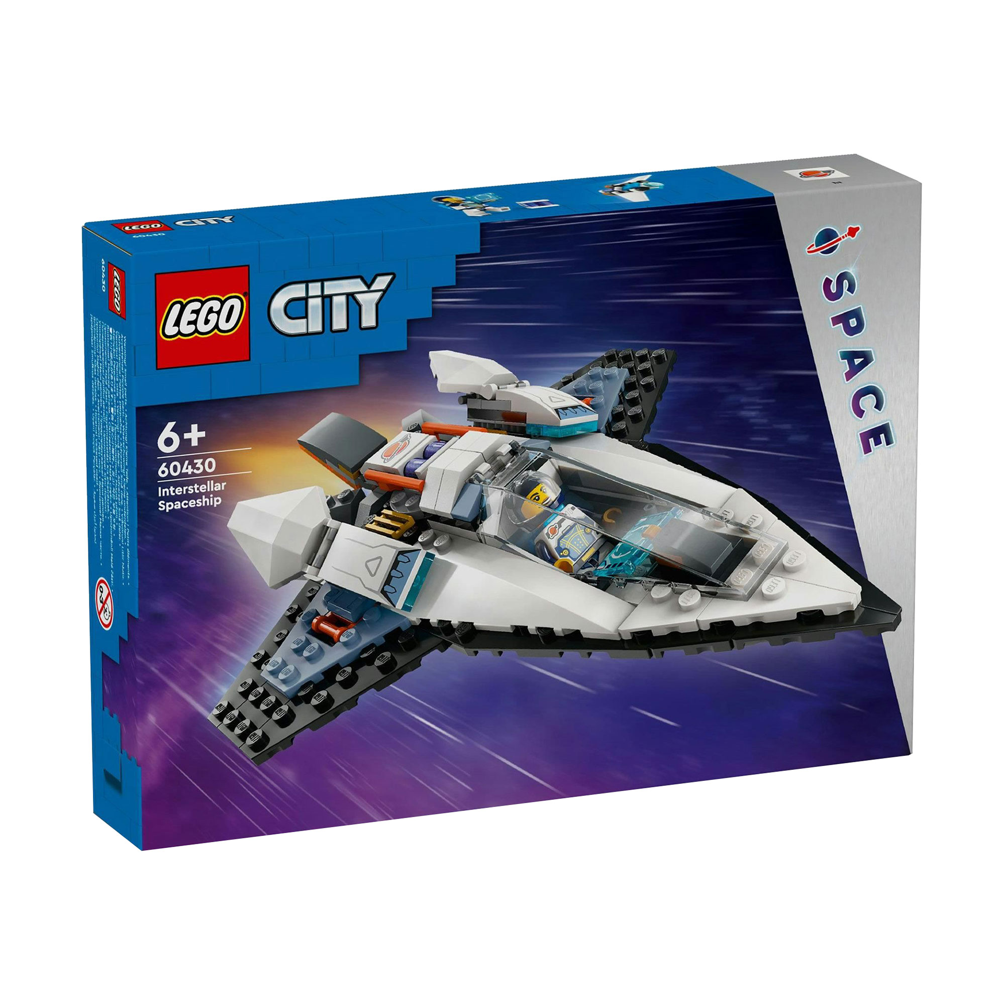 

Конструктор LEGO City Міжзоряний космічний корабель, 426 деталей, від 6 років (60430)