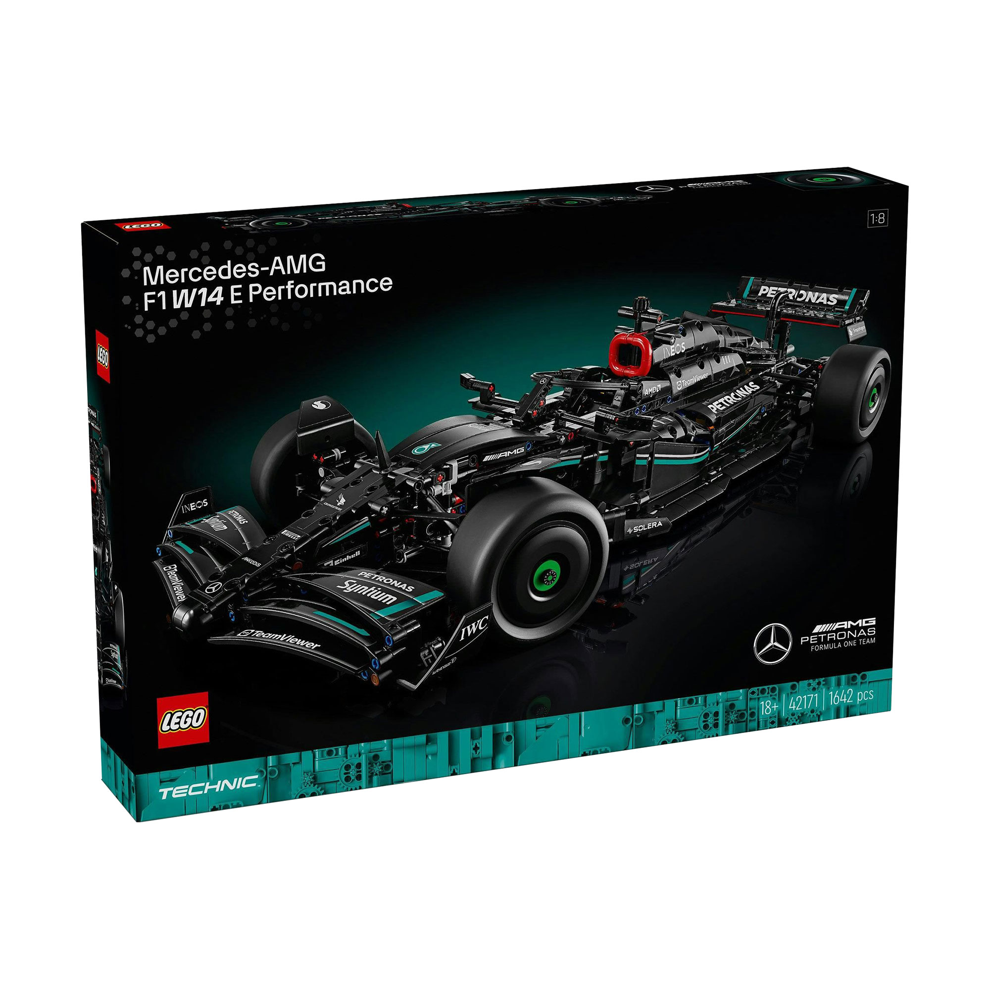 

Конструктор LEGO Technic Mercedes-AMG F1 W14 E Performance, 1642 деталі, від 18 років (42171)