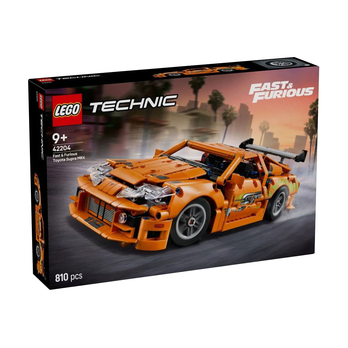 

Конструктор LEGO Technic Fast and Furious Toyota Supra MK4, 810 деталей, від 9 років (42204)