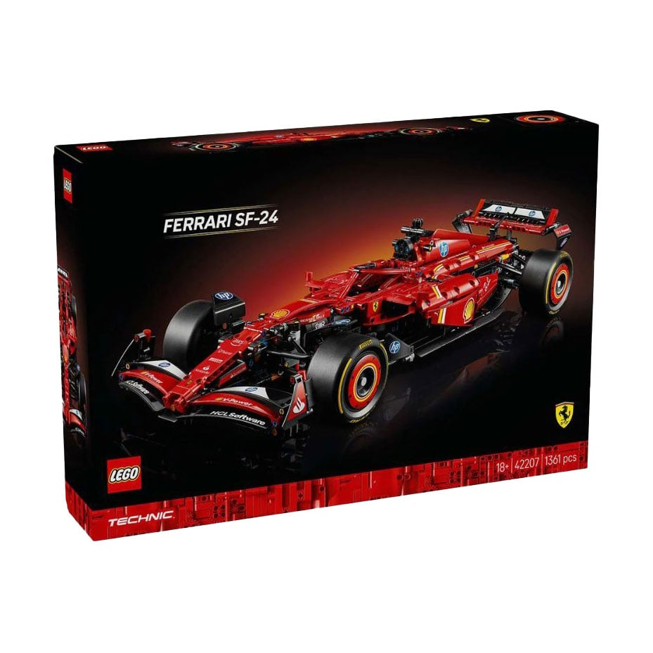 

Конструктор LEGO Technic Автомобіль F1 Ferrari SF-24, 1361 деталей, від 18 років (42207)