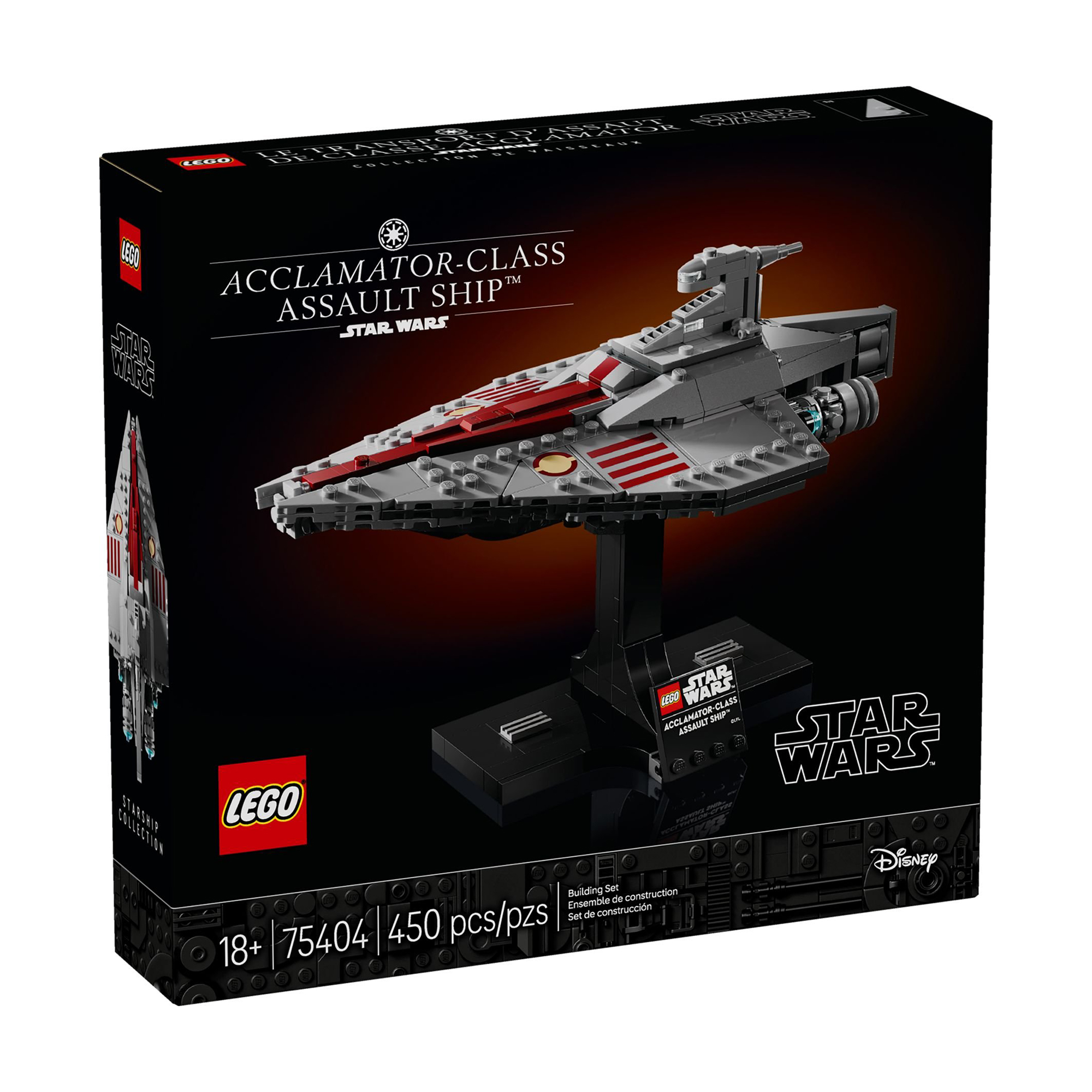 

Конструктор LEGO Star Wars Штурмовий корабель класу Аккламатор, 450 деталей, від 18 років (75404)