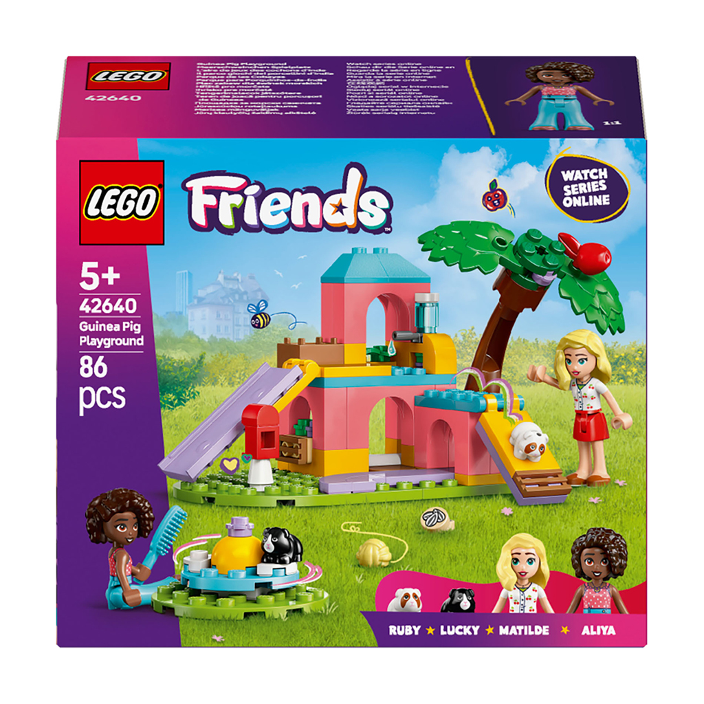 

Конструктор LEGO Friends Ігровий майданчик для морських свинок, 86 деталей, від 5 років (42640)