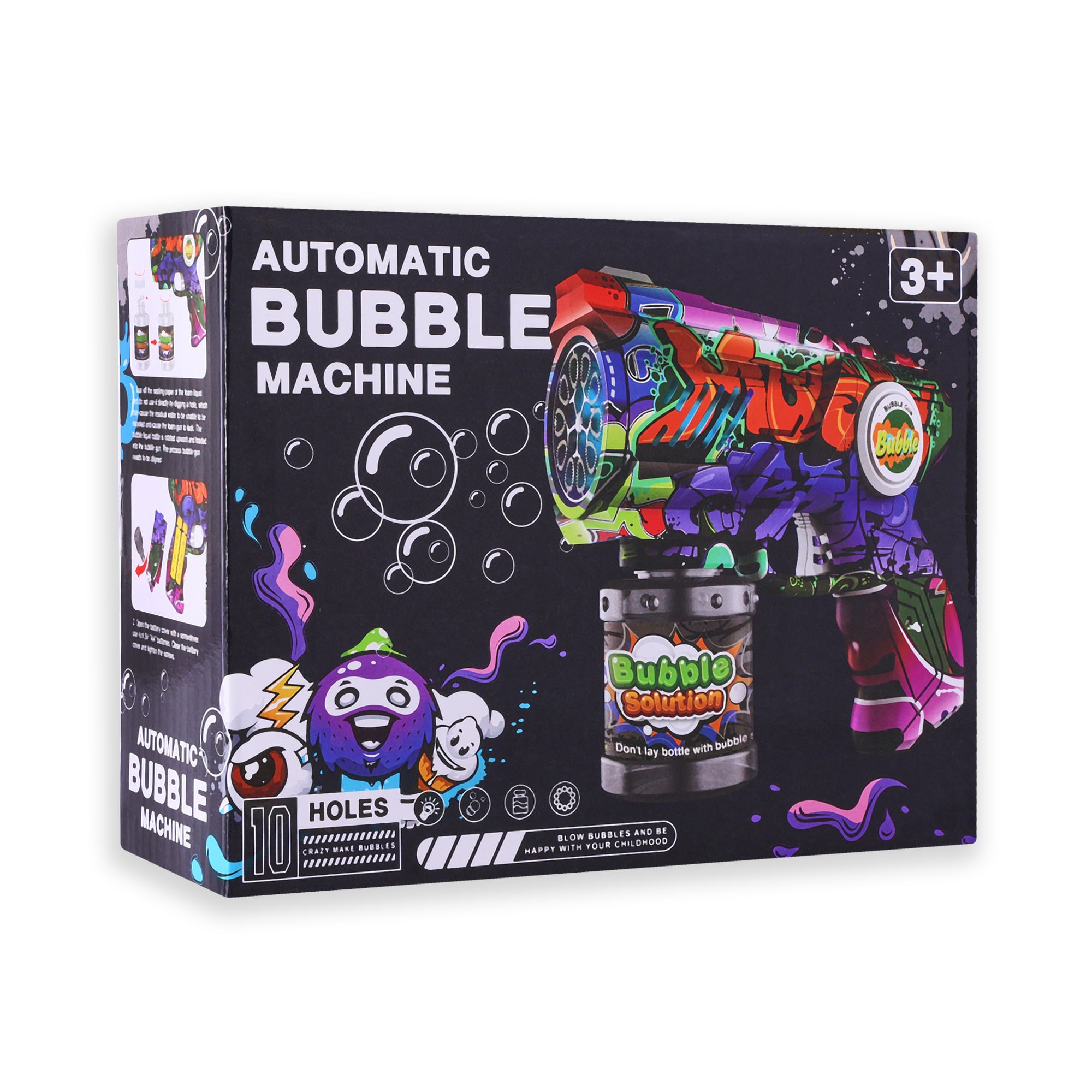 

Пістолет для мильних бульбашок NAN JUN TOYS Галактика, від 3 років, 16.5*6*14.5 см