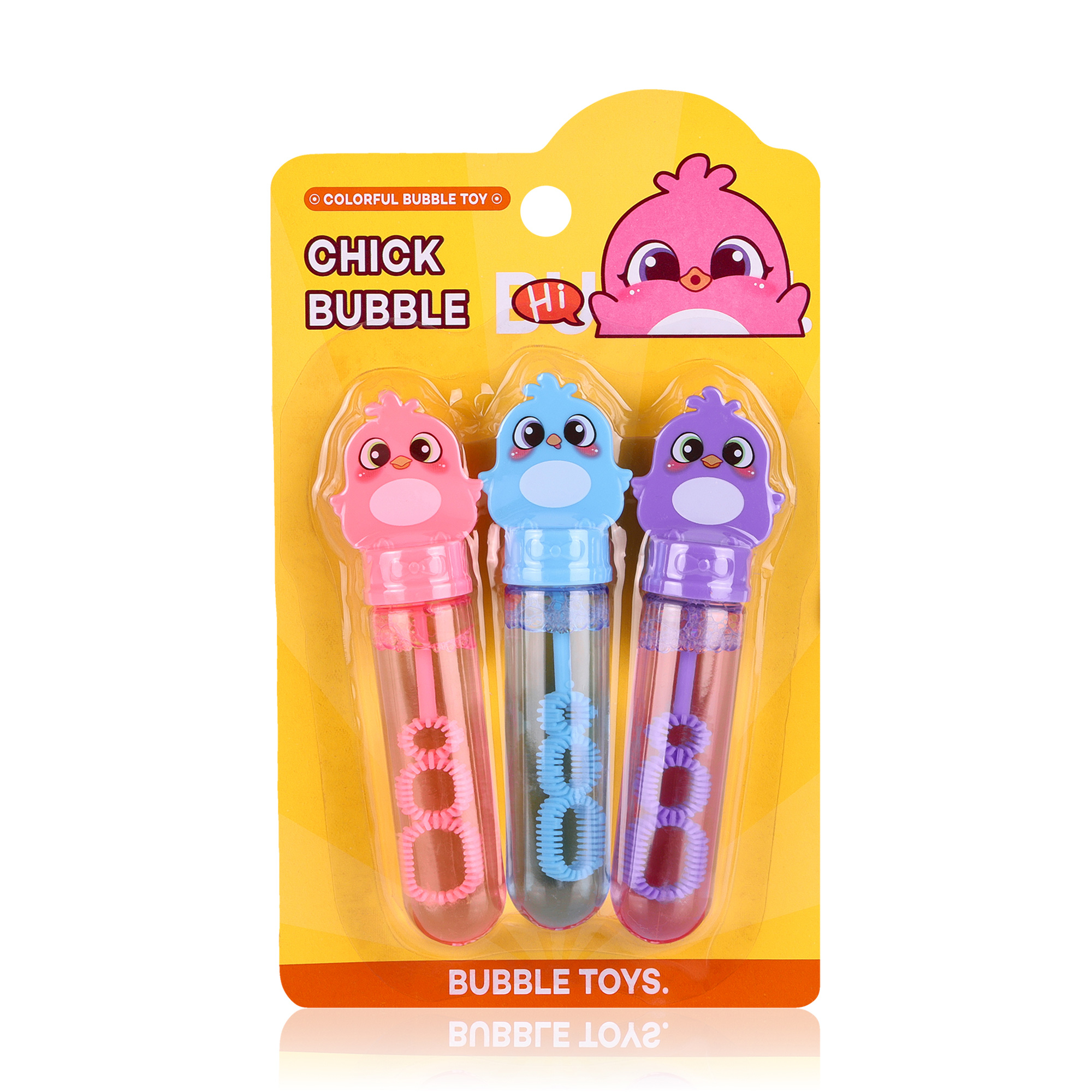 

Набір мильних бульбашок LX Пташеня, від 3 років, 3 шт