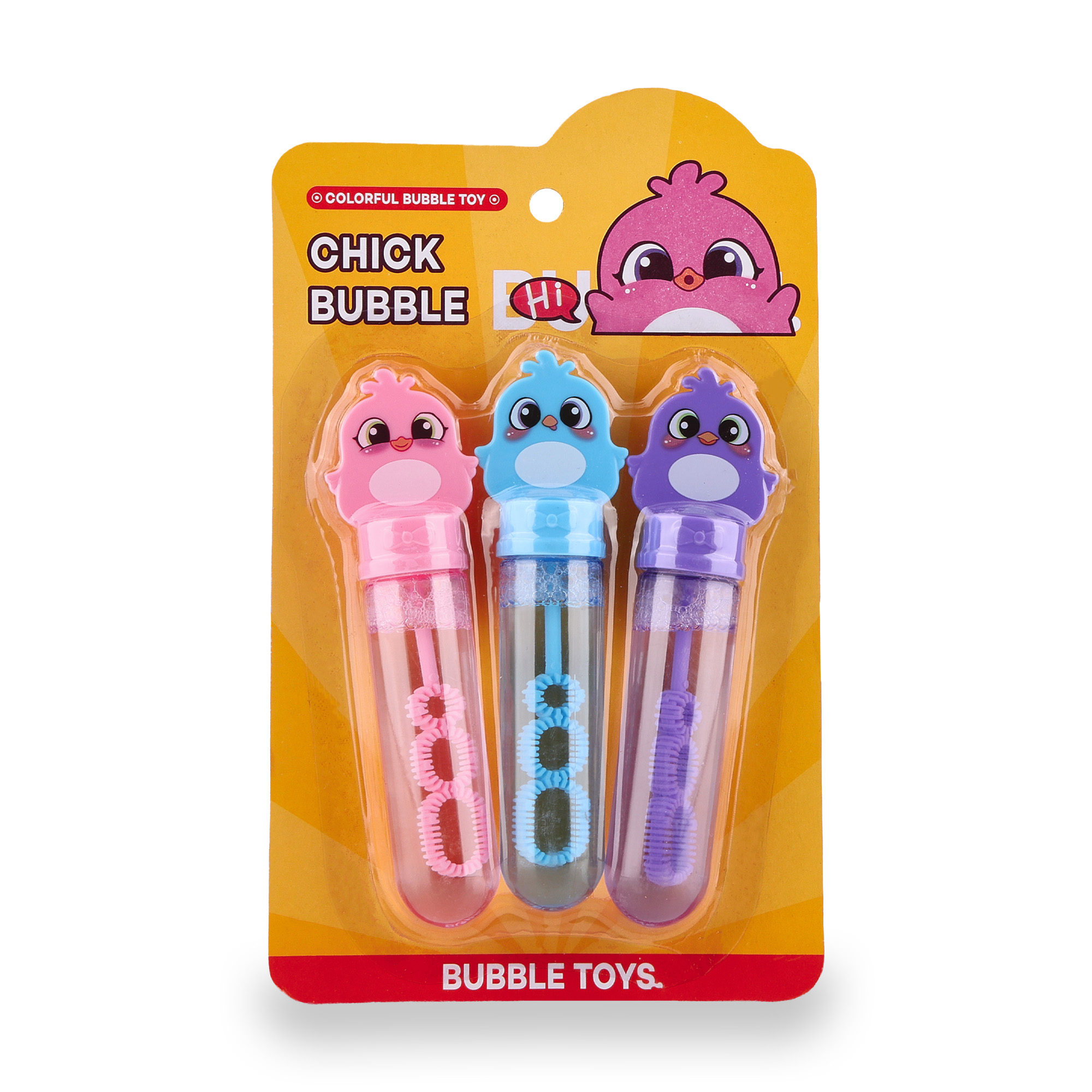 

Набір мильних бульбашок LX Пташеня, від 3 років, 13.5 см, 3 шт