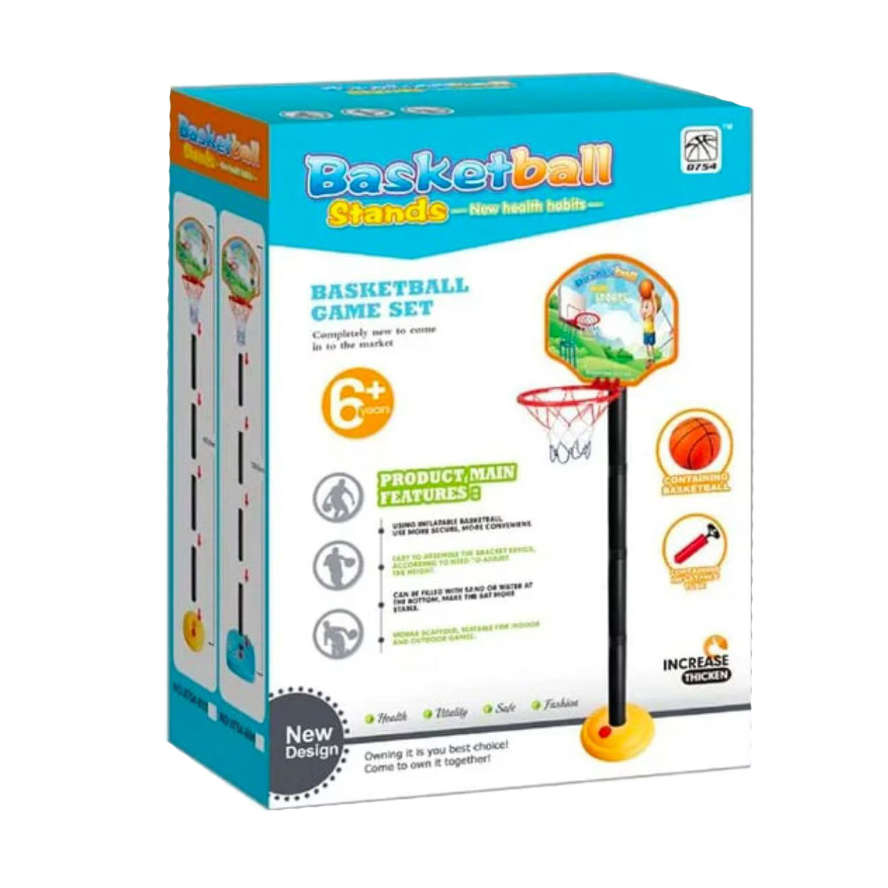 

Дитячий набір для гри у баскетбол JL високий, від 6 років