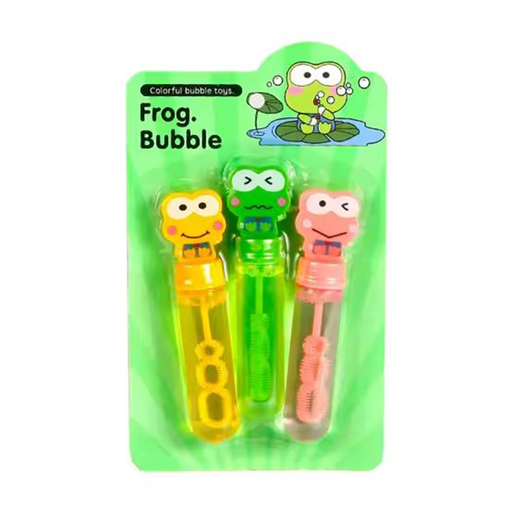 

Набір мильних бульбашок LX Жабеня, від 3 років, 3 шт