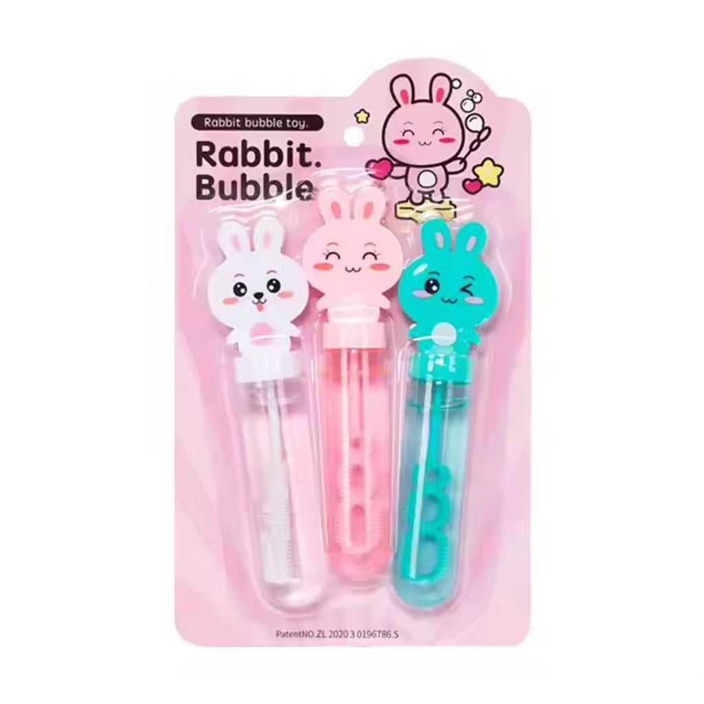 

Набір мильних бульбашок LX Зайченя, від 3 років, 3 шт