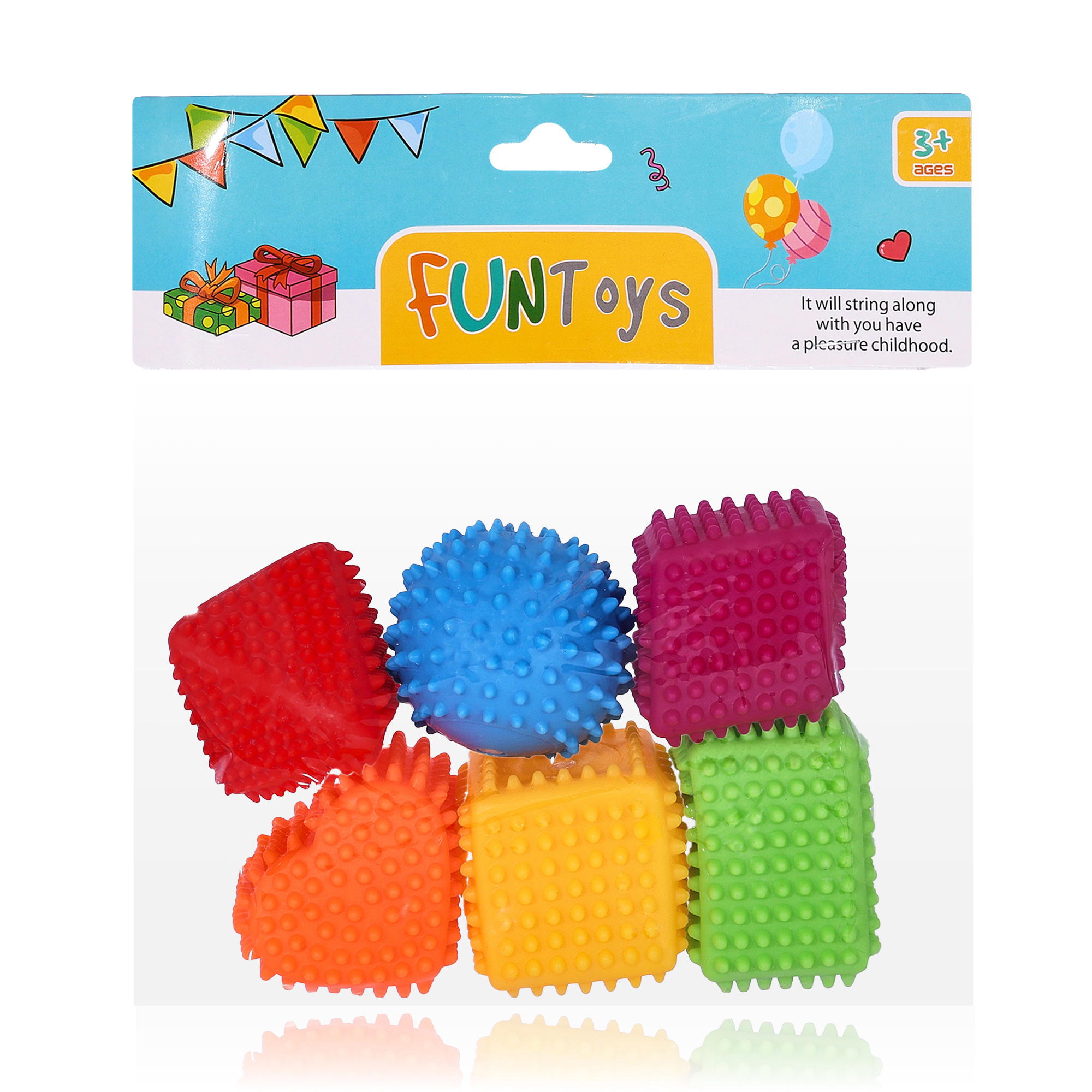 

Набір сенсорних фігурок Babik від 3 років, 6 шт