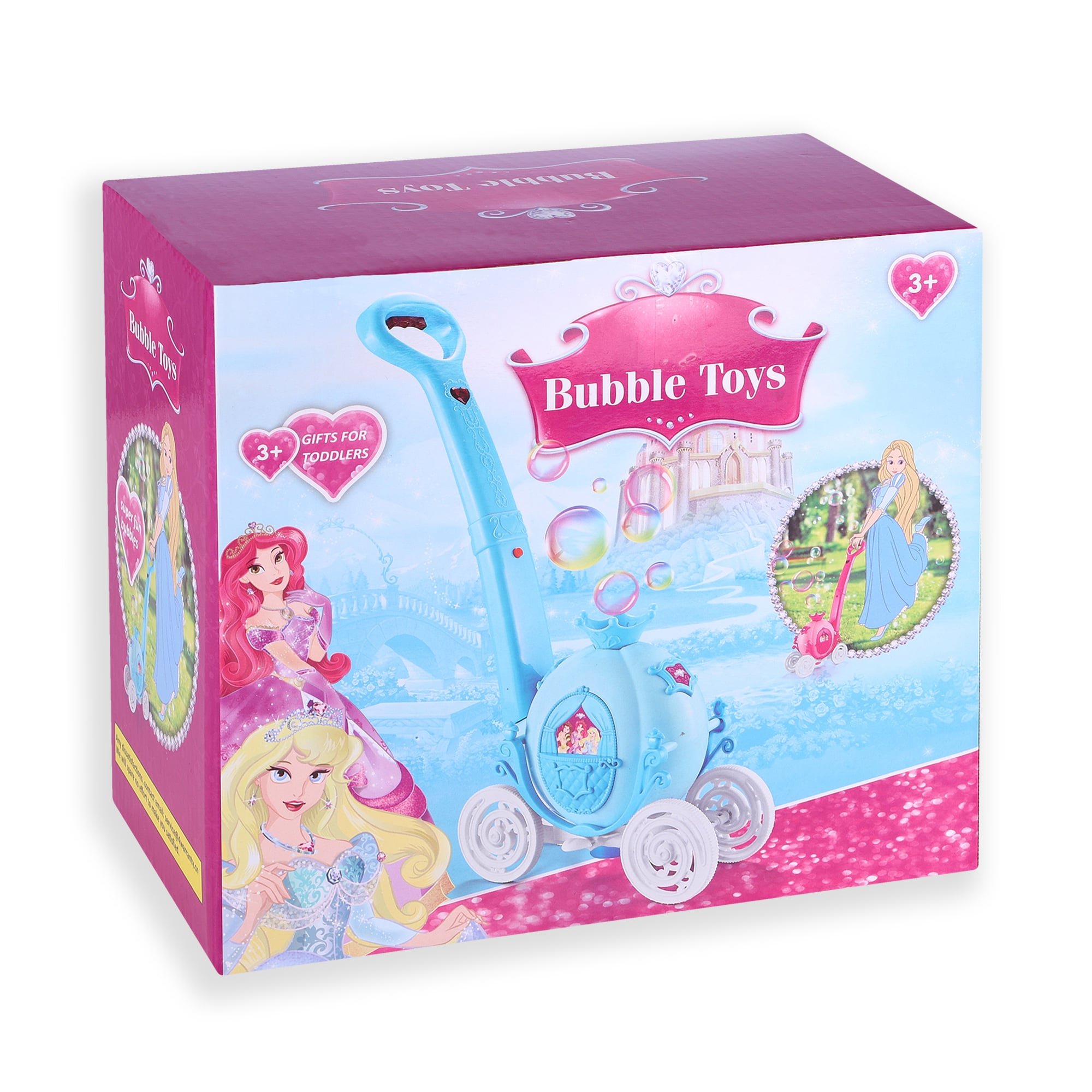 

Машина-каталка для мильних бульбашок FH R Карета принцеси, від 3 років, 37*41*10 см