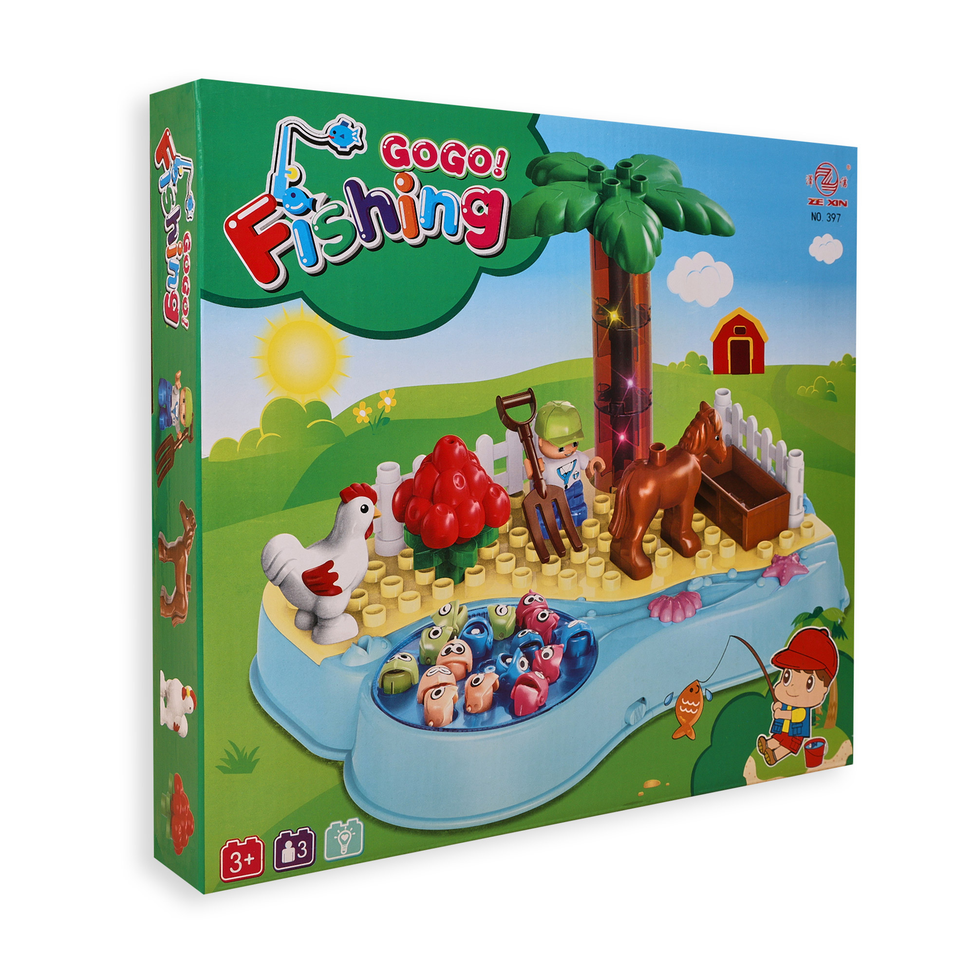 

Конструктор ZE XIN Fishing Gogo! Риболовля, музична, від 3 років