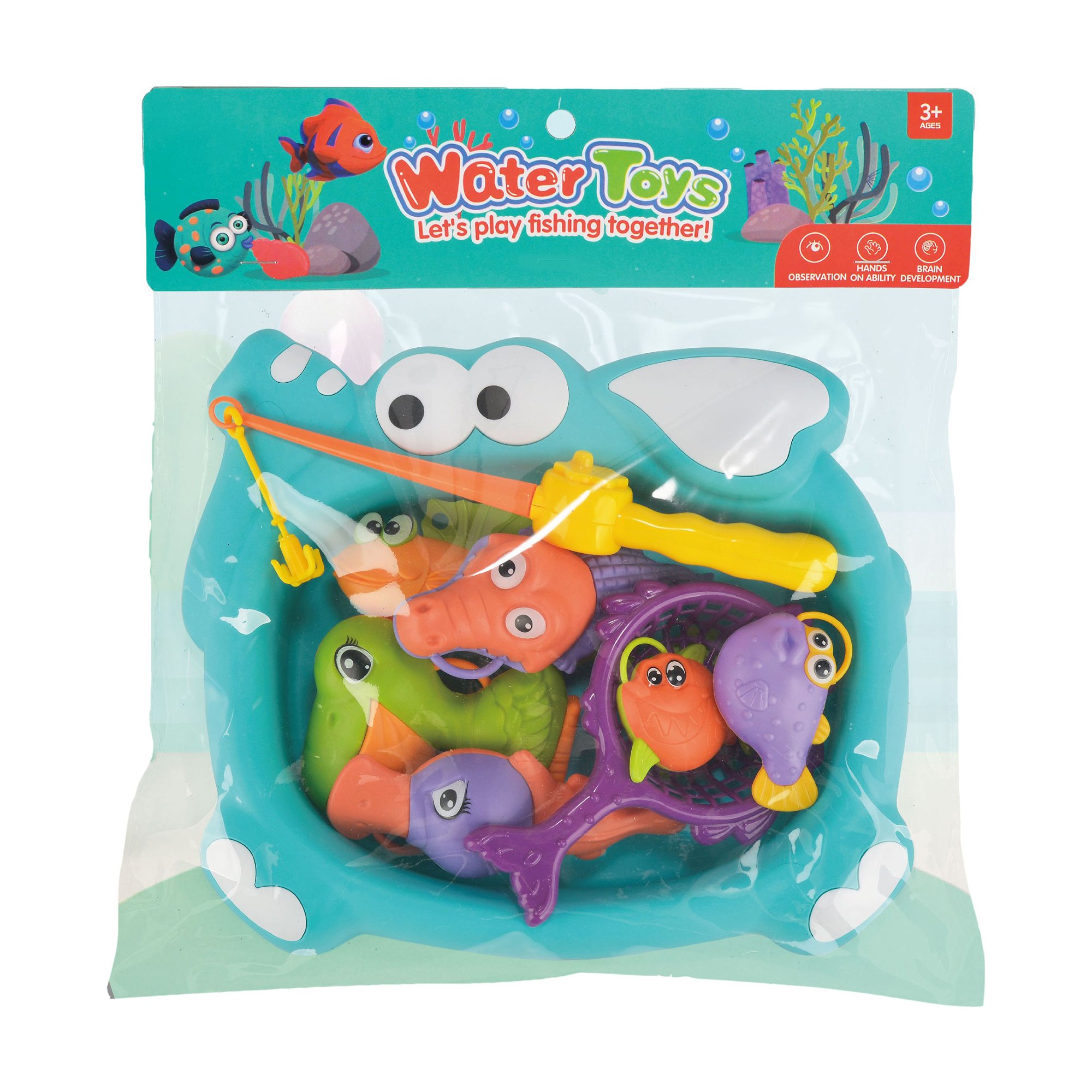 

Дитячий набір для рибалки SHUN FENG YUAN Water toys Грайливий слоник (8 предметів)