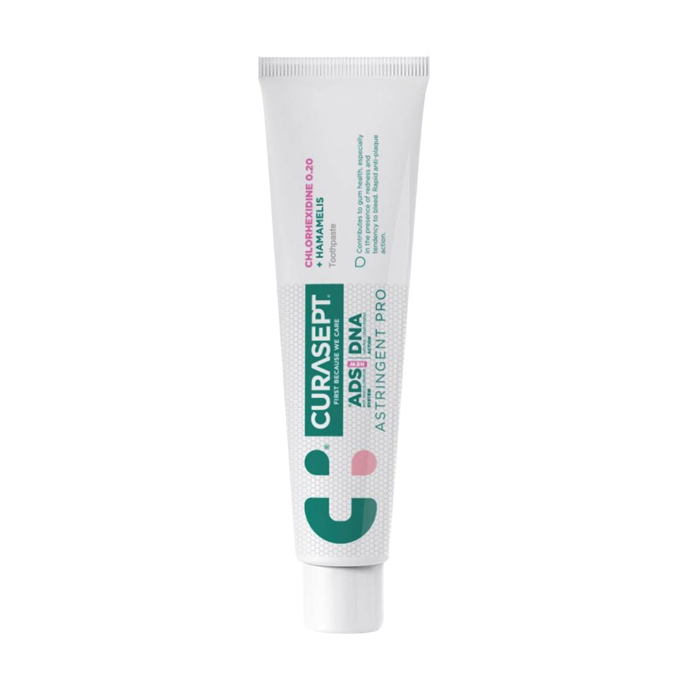 

Зубна паста Curasept ADS DNA Chlorhexidine 0.20 Toothpaste з гамамелісом, 75 мл