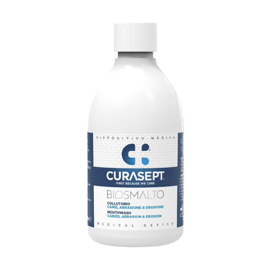 

Ополіскувач для ротової порожнини Curasept Biosmalto Caries Abrasion & Erosion Mouthwash, 300 мл