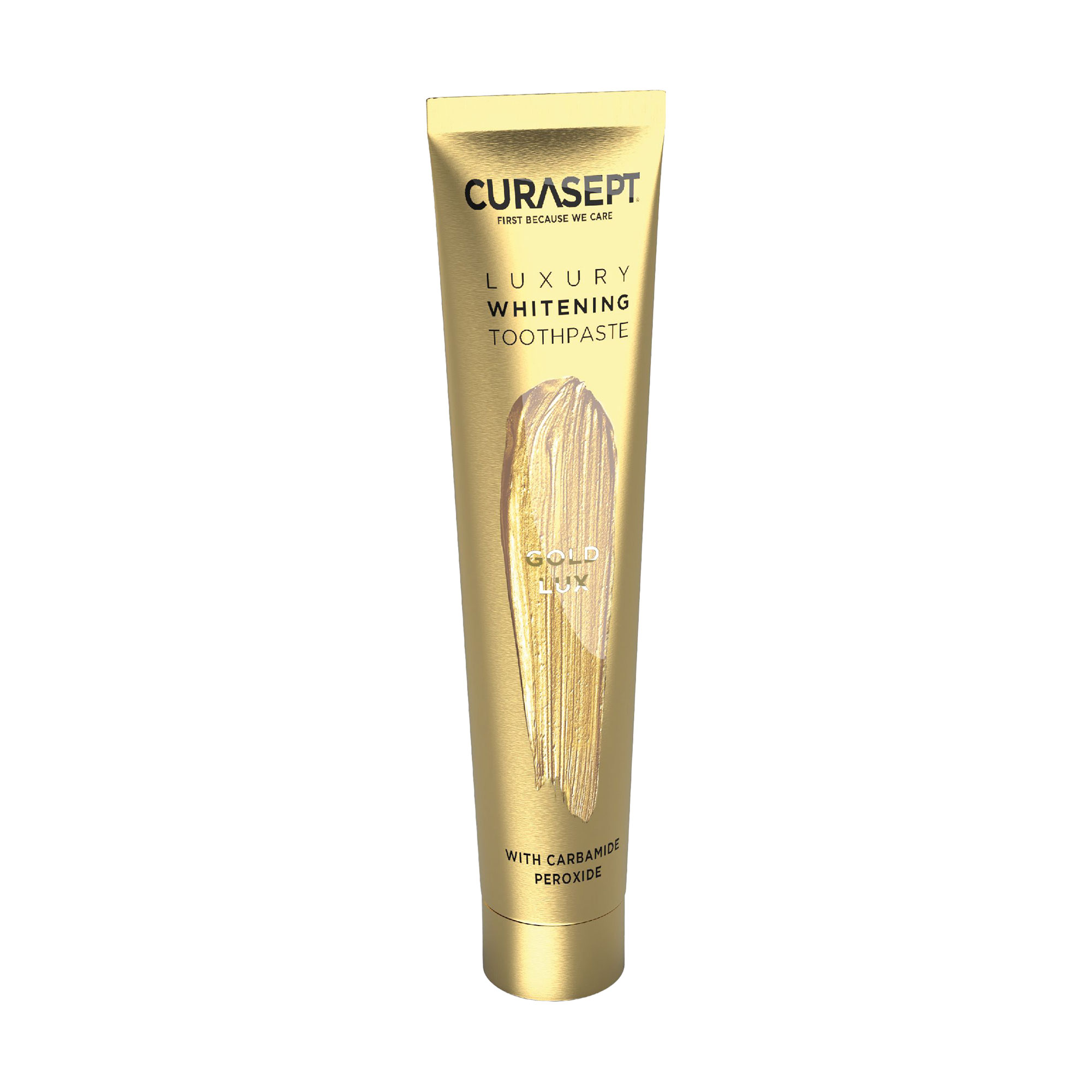 

Відбілювальна зубна паста Curasept Gold Luxury Whitening Toothpaste, 75 мл