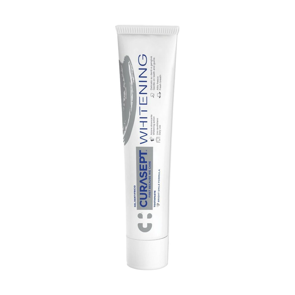 

Відбілювальна зубна паста Curasept Whitening Toothpaste Gel, 75 мл