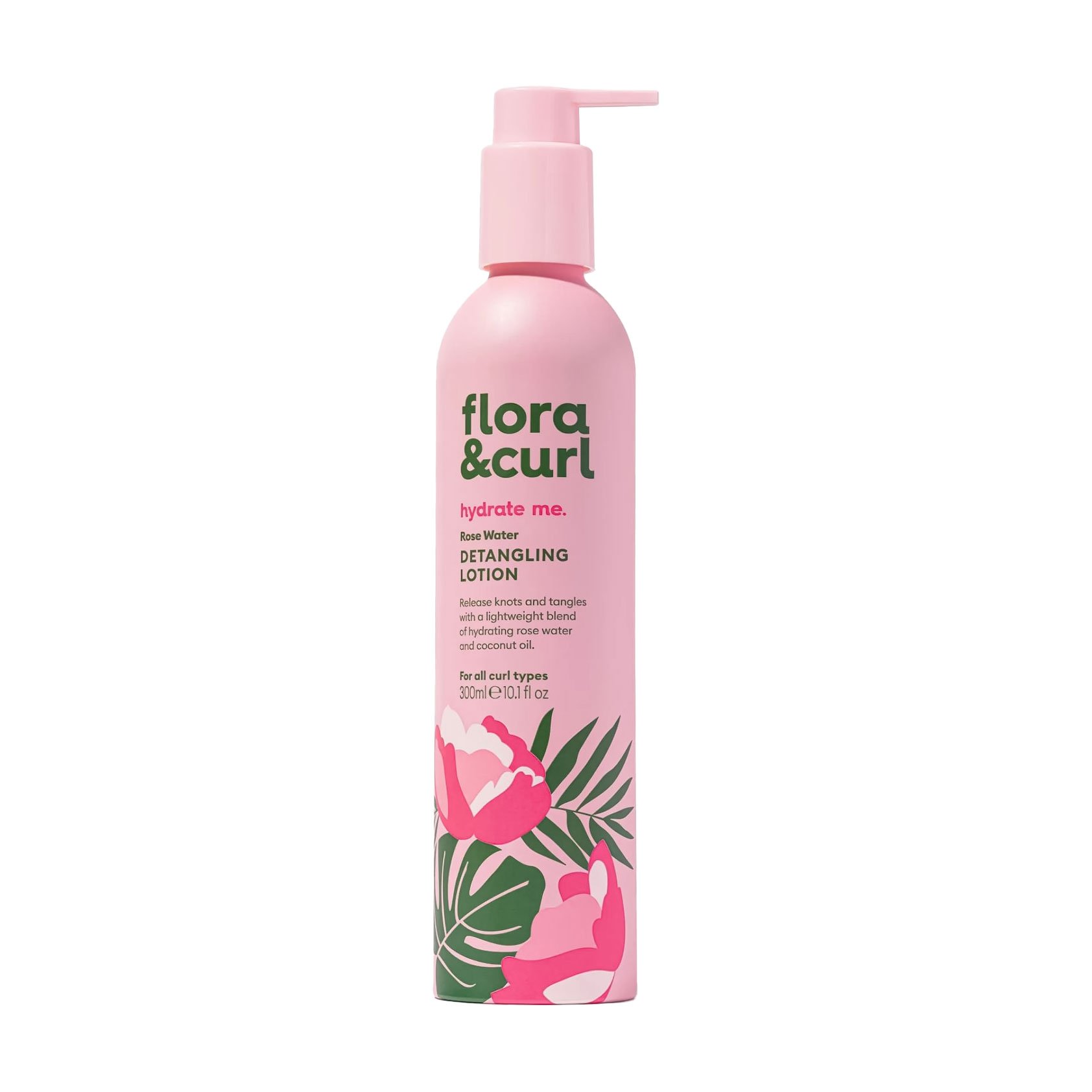 

Незмивний кондиціонер для волосся Flora & Curl Hydrate Me Rose Water Detangling Lotion, 300 мл