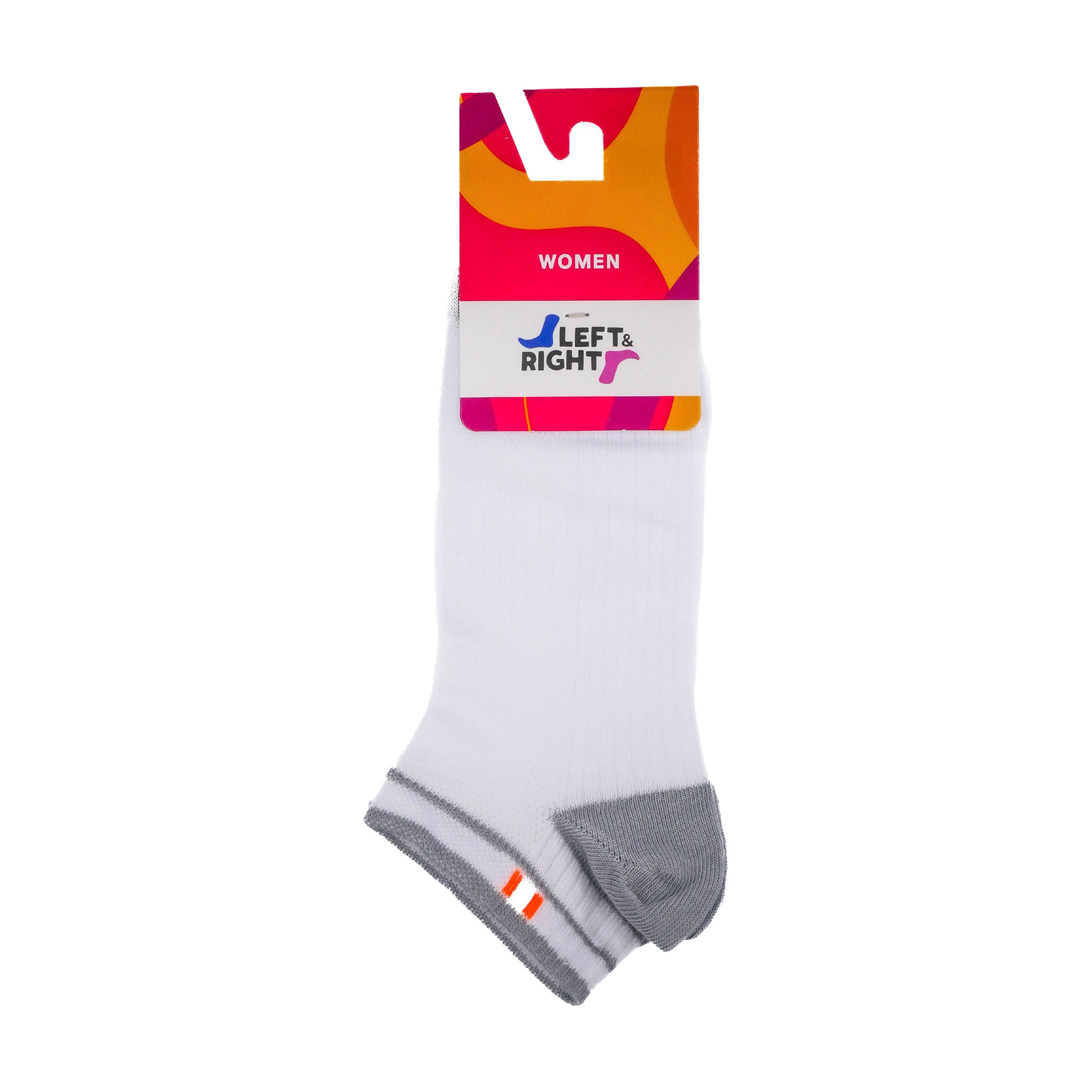 

Шкарпетки жіночі Лівий&Правий 120 короткі, 03 біло-сірі, розмір 39-41