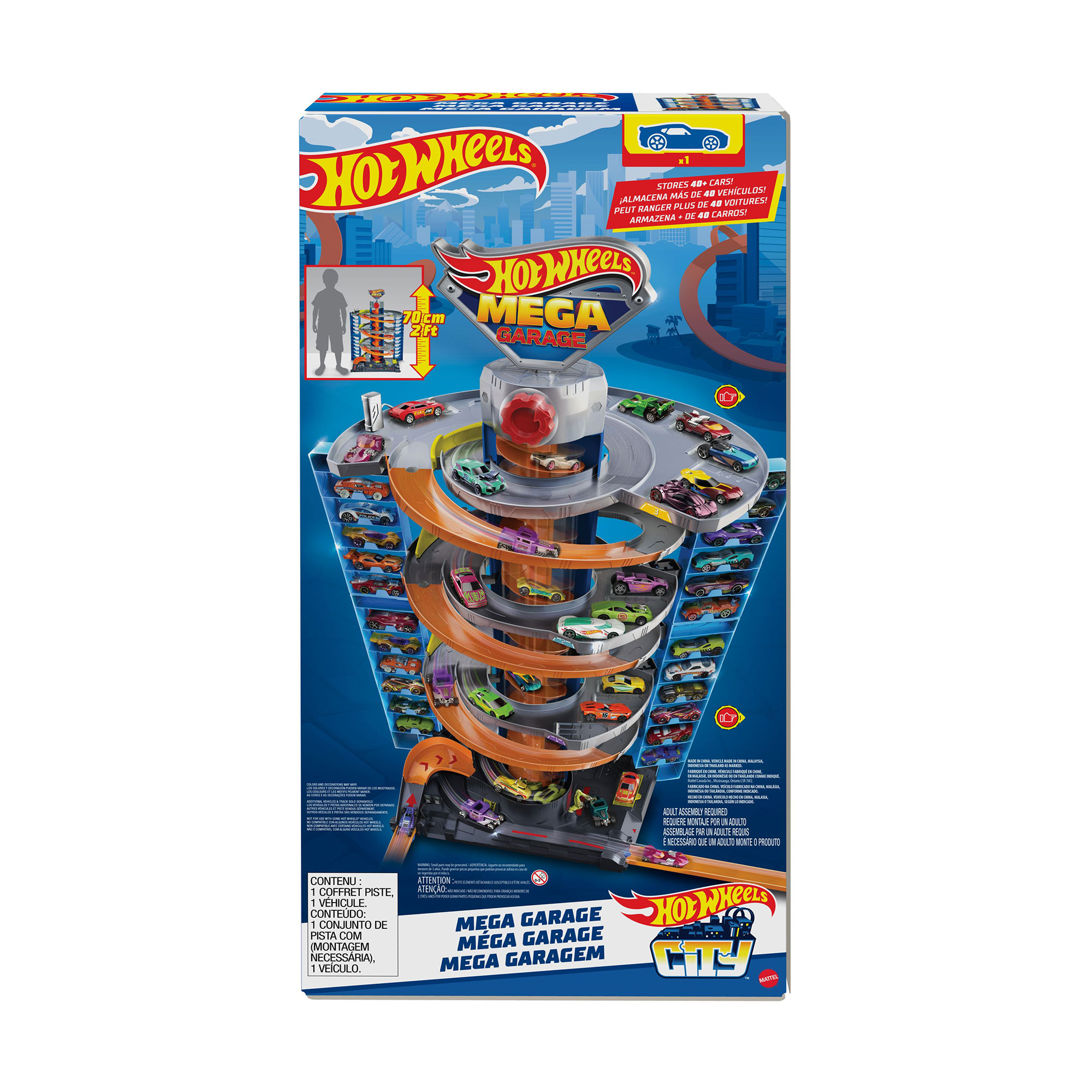 

Ігровий набір Hot Wheels Мегагараж для машинок, від 4 років, 69*36*14 см (GTT95)