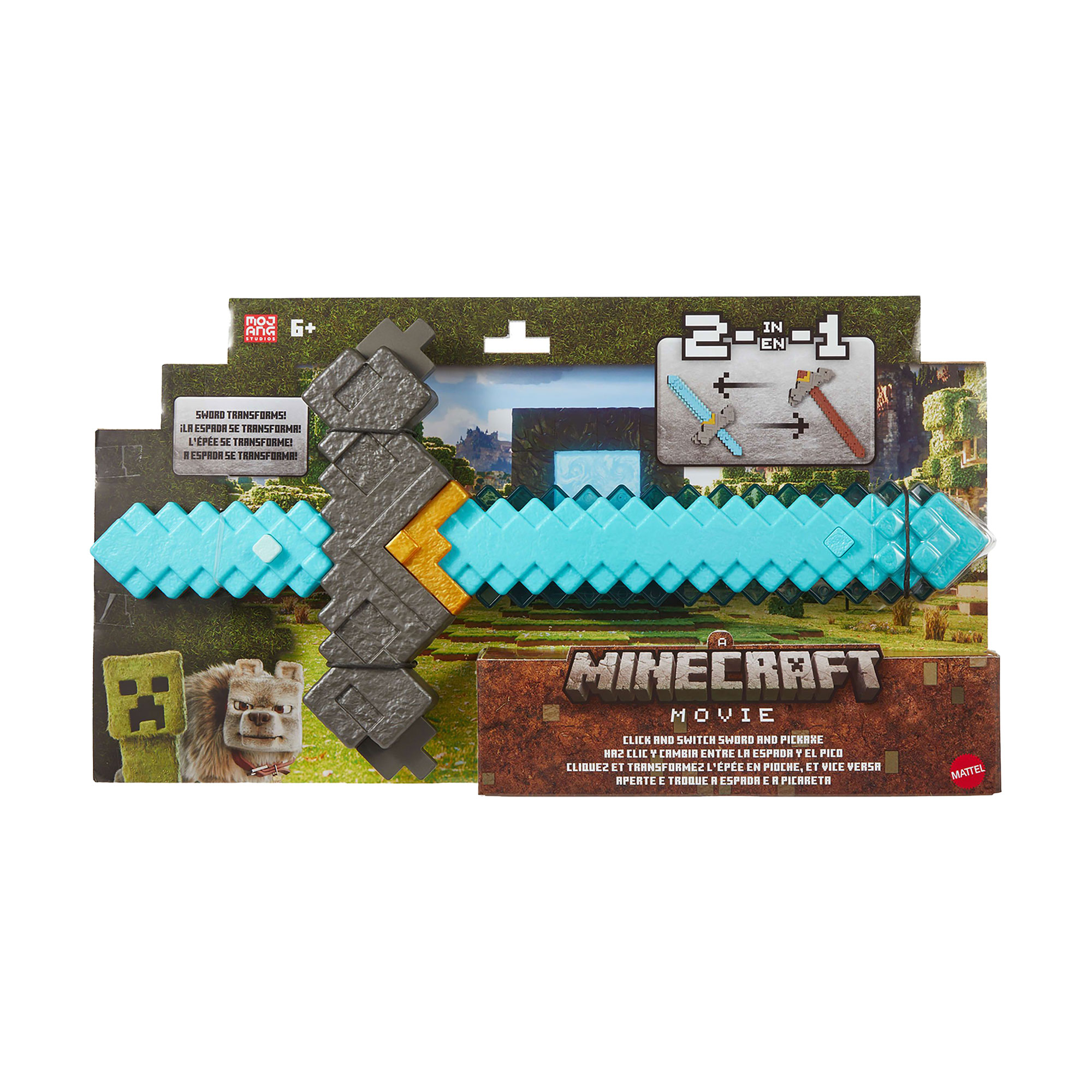 

Дитяча іграшка Mattel Games Minecraft Інструмент-трансформер, 51 см, від 6 років (JFR72)