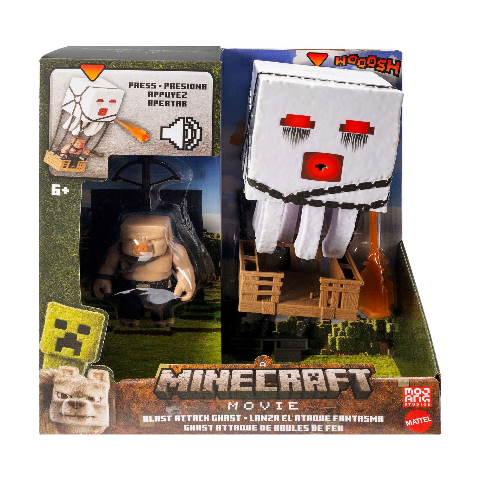 

Ігровий набір Mattel Games Minecraft Повітряна куля з Гаста, 28 см, від 6 років (JFB69)