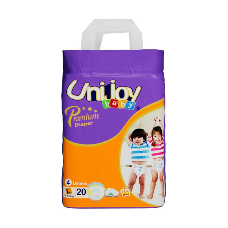 

Підгузки Unijoy Premium Diapers розмір L (9-14 кг), 20 шт
