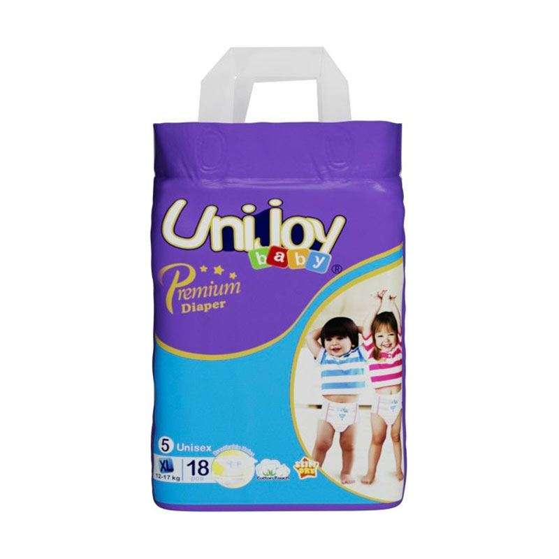 

Підгузки Unijoy Premium Diapers розмір XL (12-17 кг), 18 шт