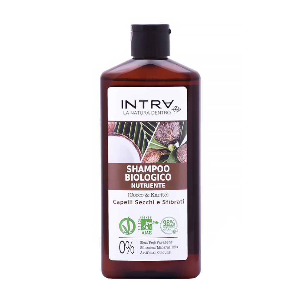 

Живильний шампунь для волосся Intra Coconut & Shea Butter Shampoo, 250 мл