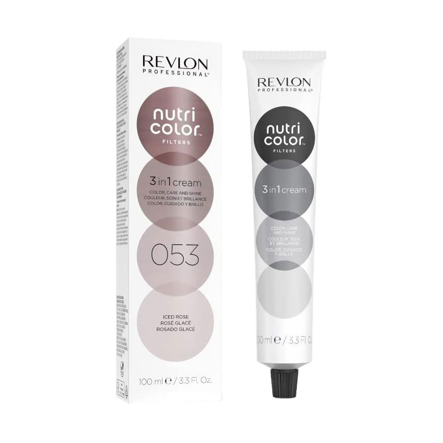 

Тонувальна маска для волосся Revlon Professional Nutri Color Filters Metal-Ice Toning 053 Iced Rose, 100 мл