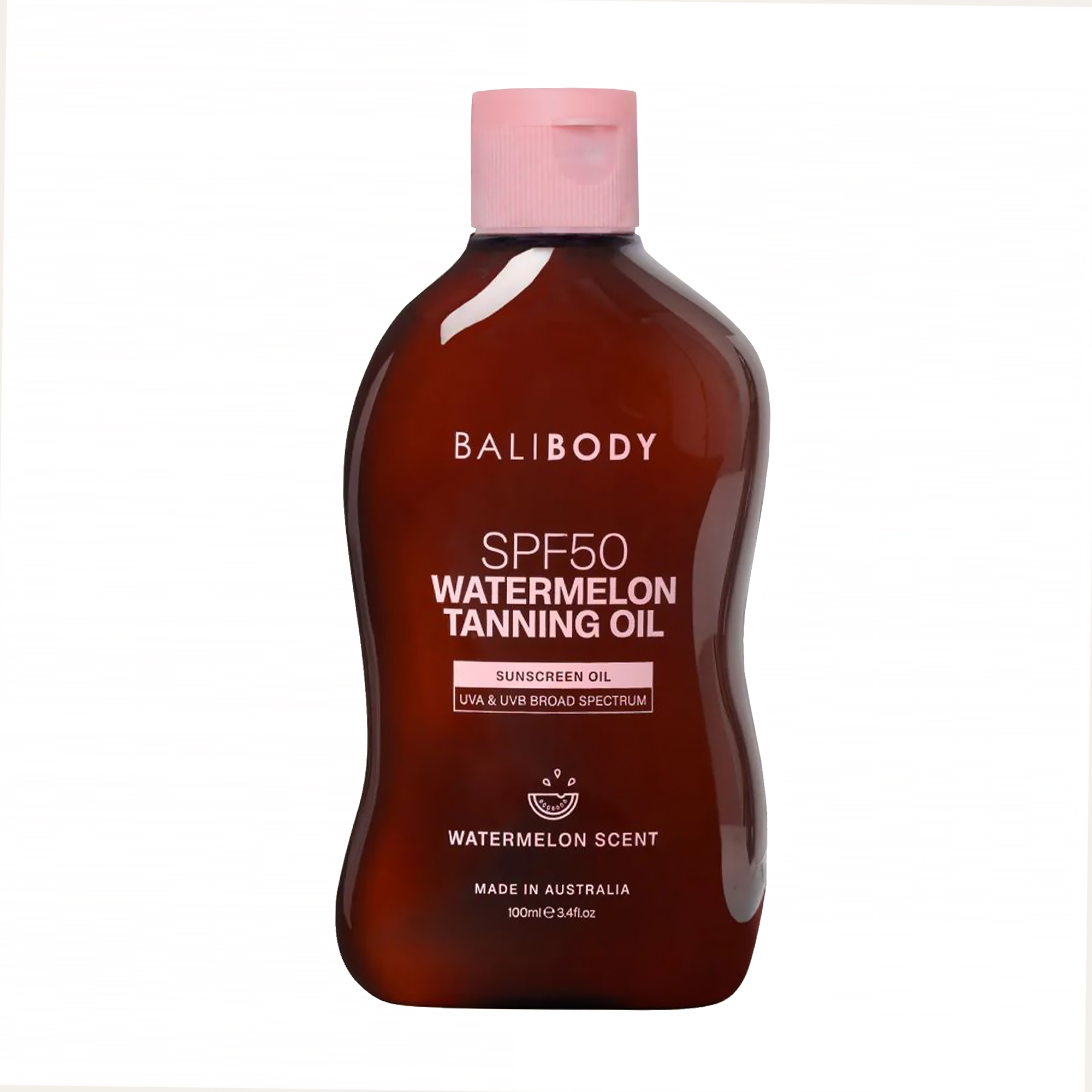 

Олія для засмаги Bali Body Watermelon Tanning Oil SPF 50 з насінням кавуна, 100 мл