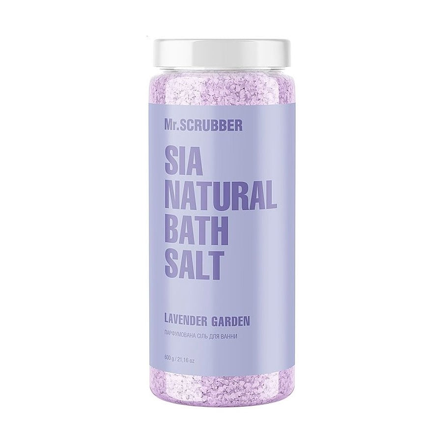

Парфумована сіль для ванни Mr.Scrubber Sia Natural Bath Salt Lavender Garden, 600 г