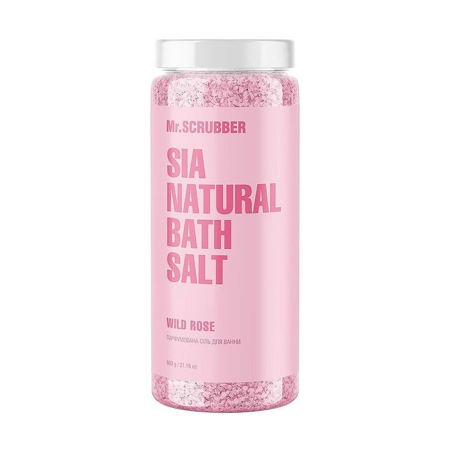 Парфумована сіль для ванни Mr.Scrubber Sia Natural Bath Salt Wild Rose, 600 г