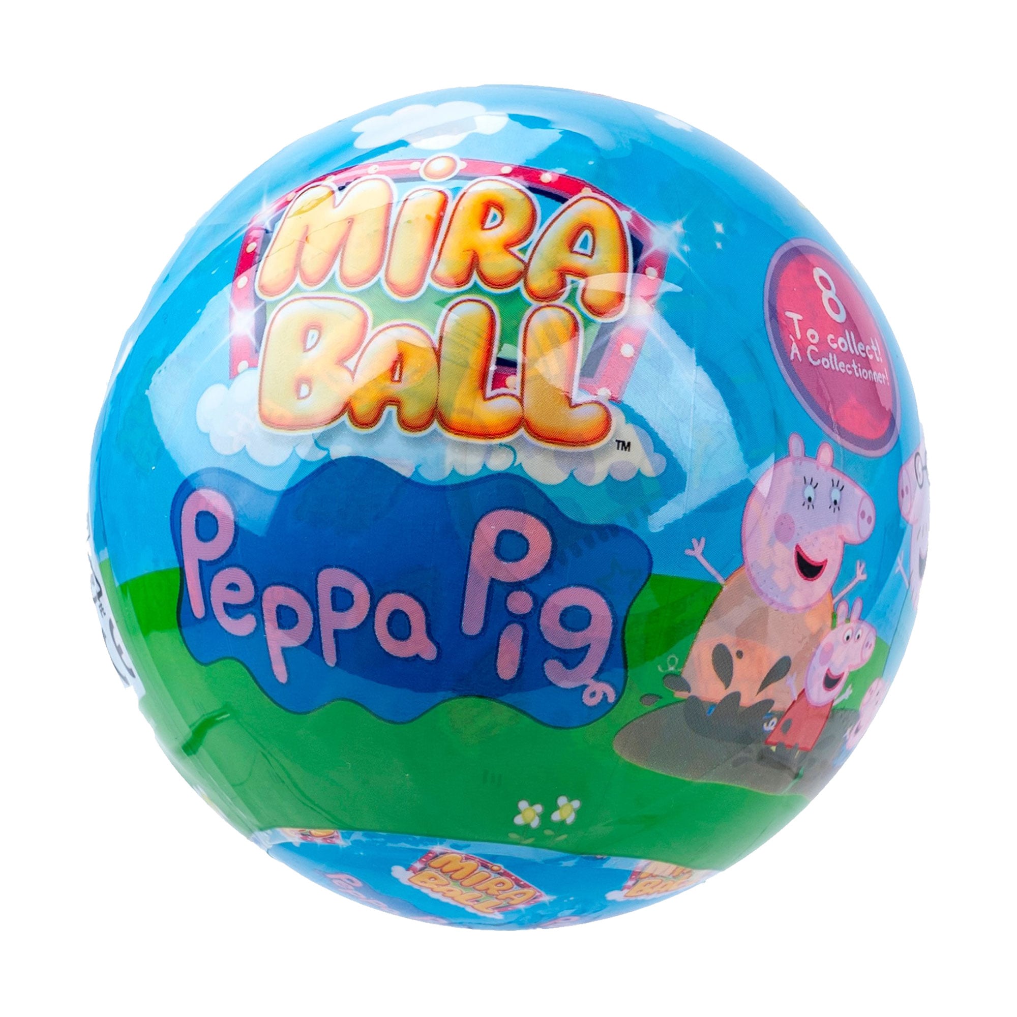 

М'яка іграшка-сюрприз Miraball Peppa Pig у кулі, з аксесуарами, від 3 років, 7*7*7 см (M14113)