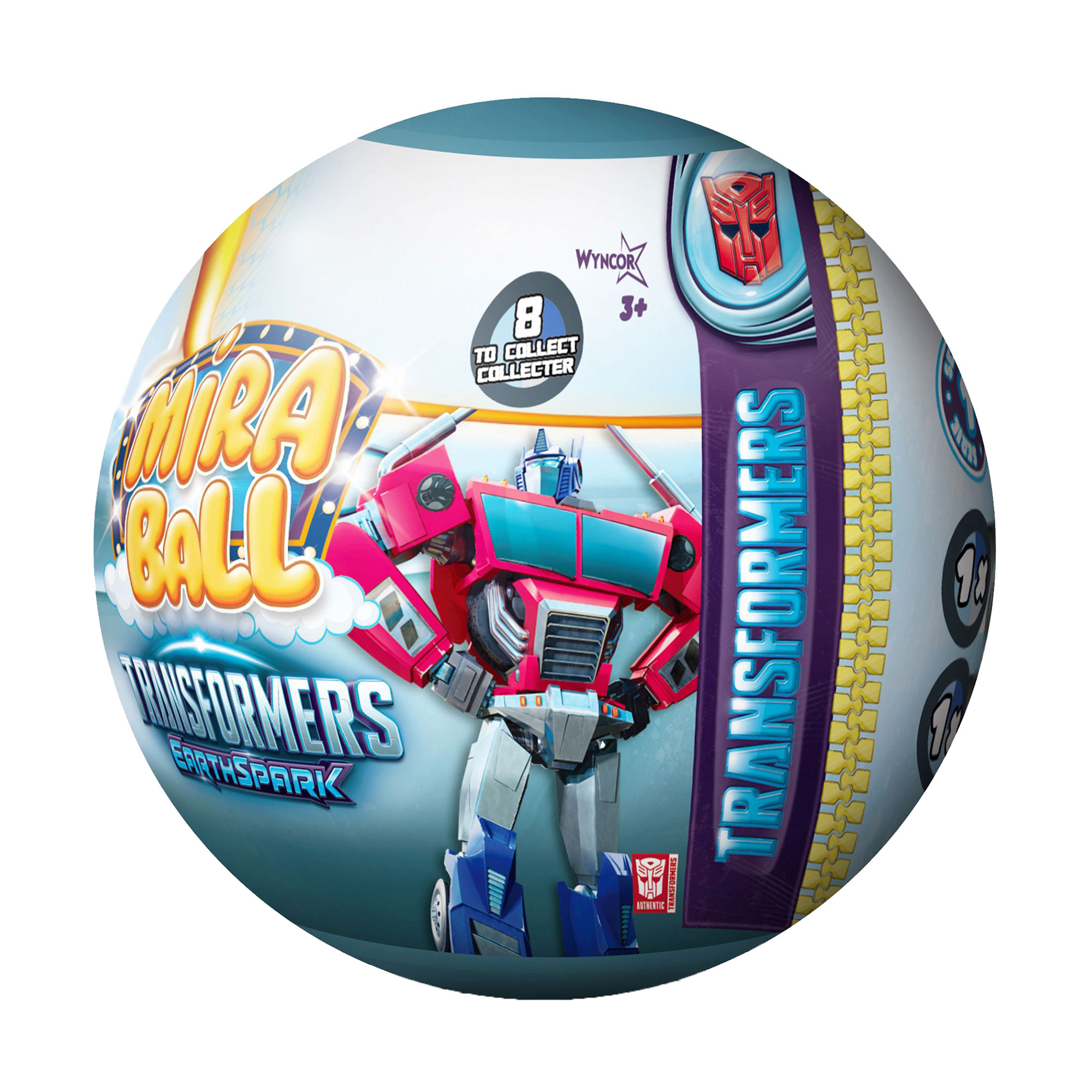 

М'яка іграшка-сюрприз Miraball Transformers Earthspark у кулі, з аксесуарами, від 3 років, 7*7*7 см (M14114)