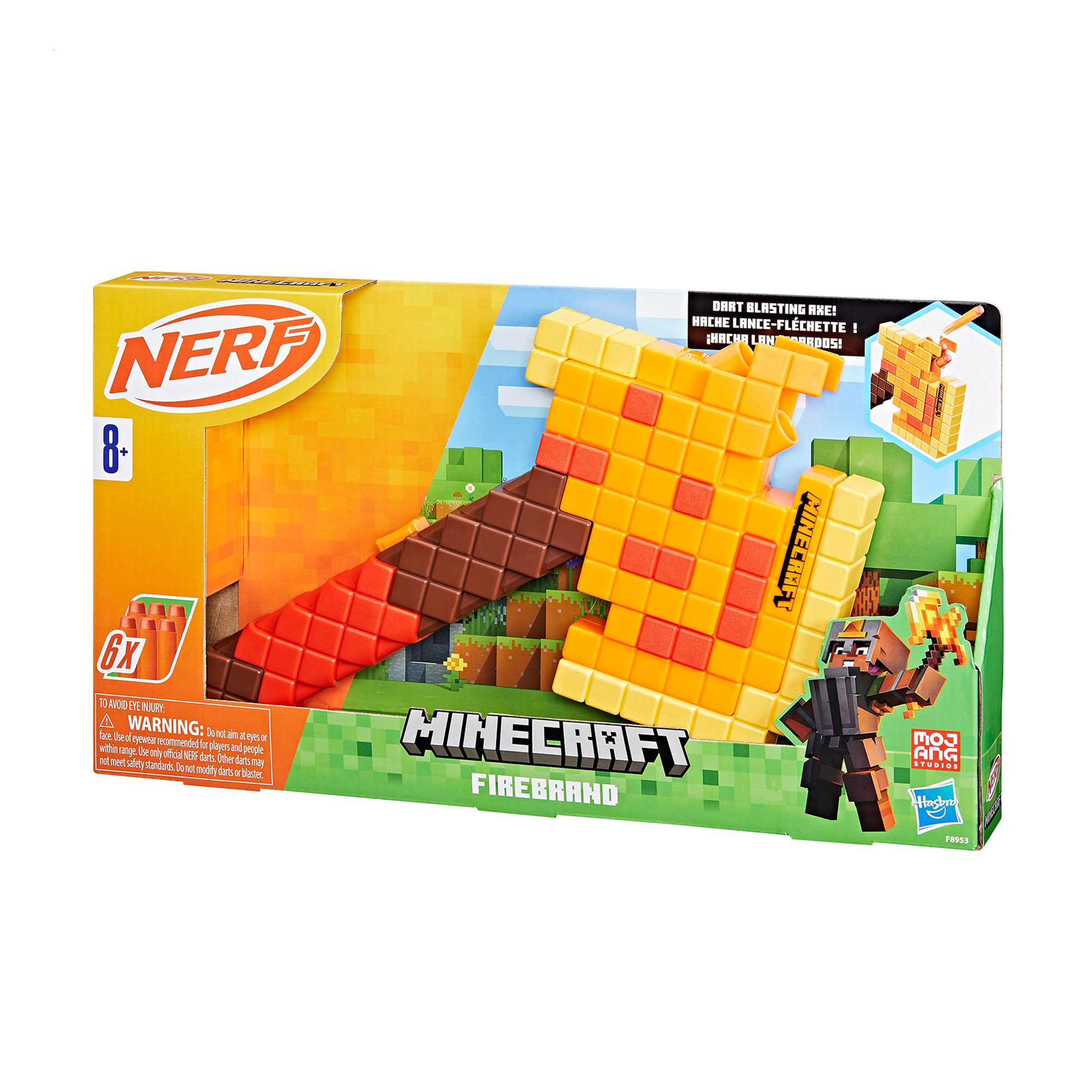 

Іграшковий бластер-сокира Hasbro Nerf Minecraft Firebrand від 8 років, 41*23*4 см (F8953)