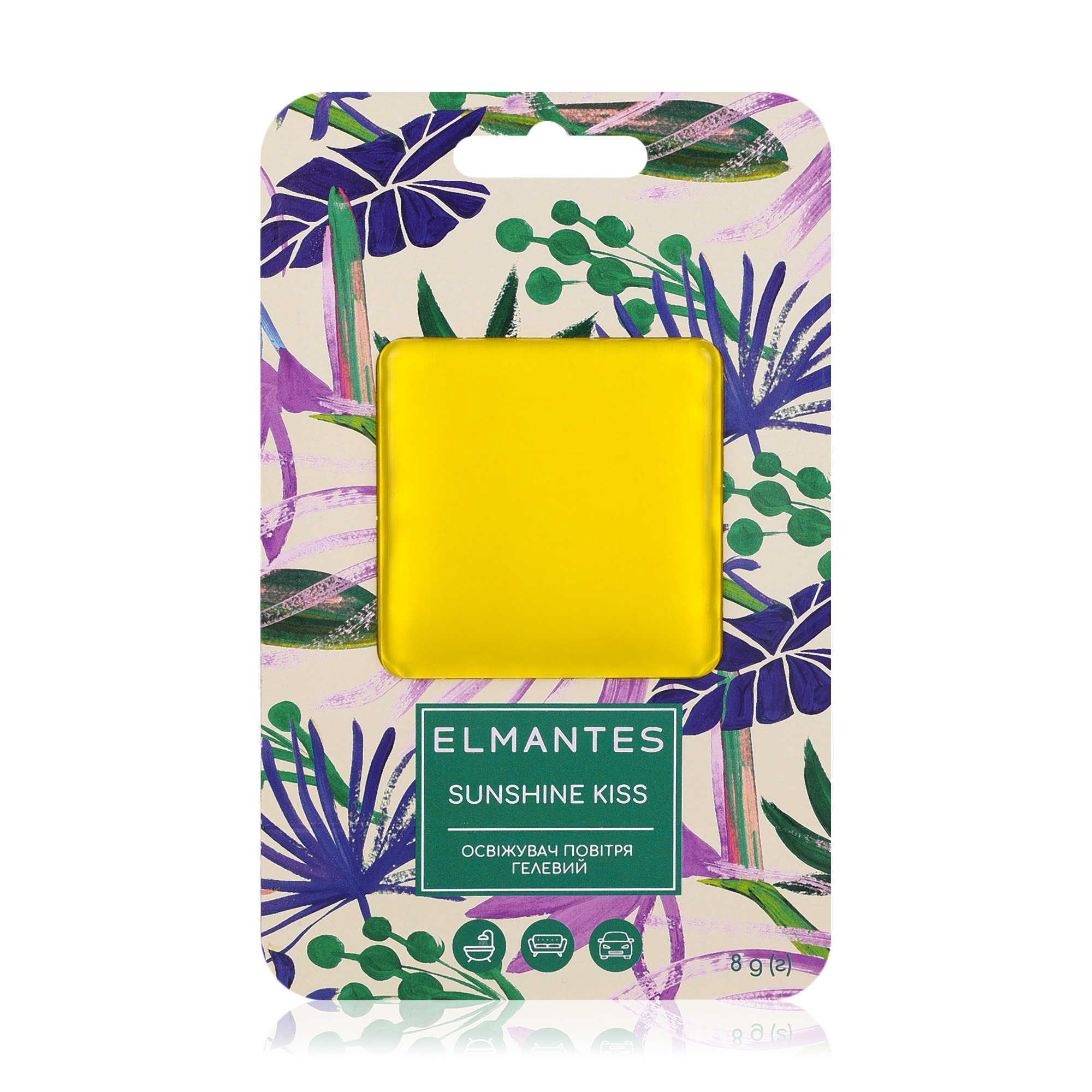 

Освіжувач повітря Elmantes Sunshine Kiss змінний аромаблок, 8 г
