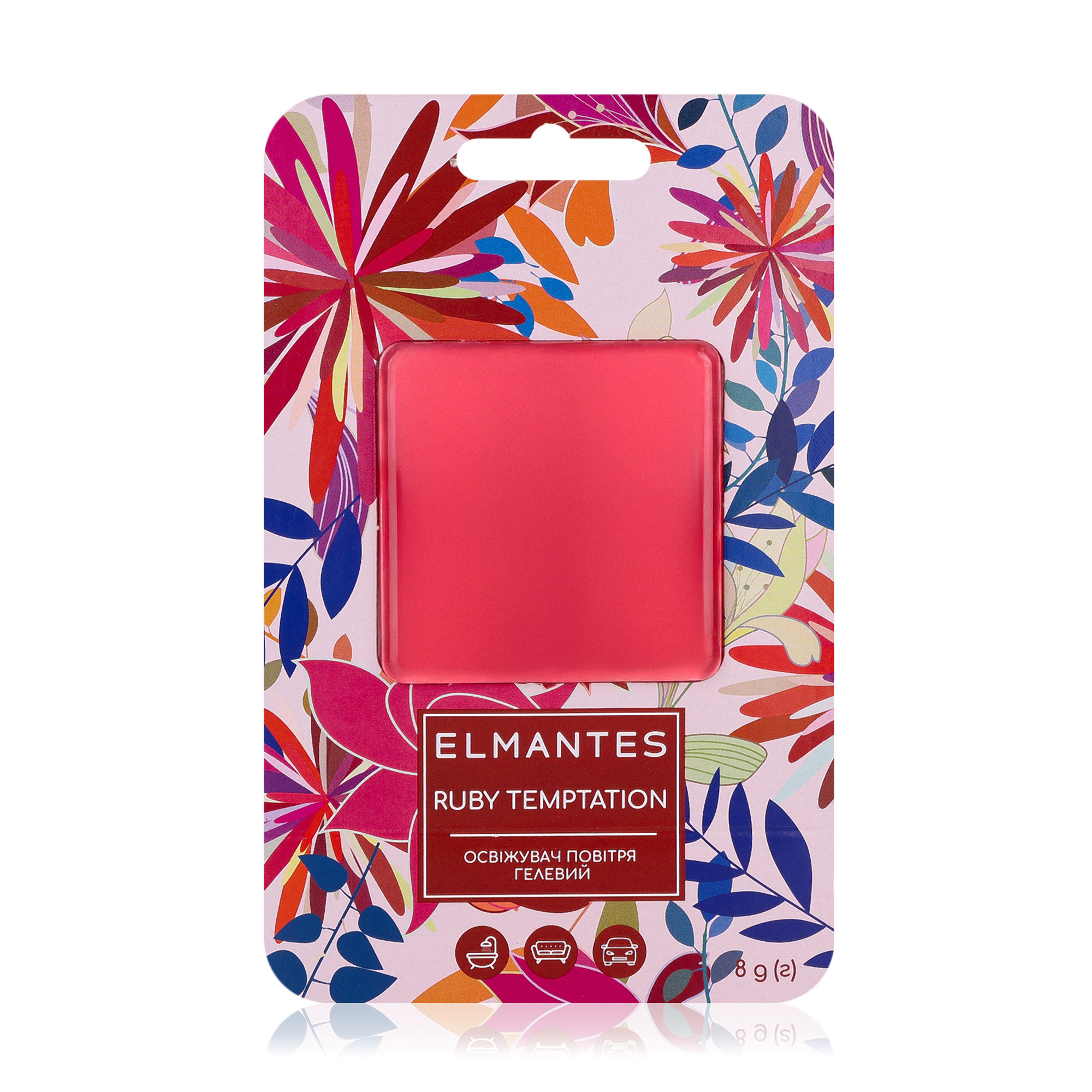 

Уцінка! Освіжувач повітря Elmantes Ruby Temptation змінний аромаблок, 8 г