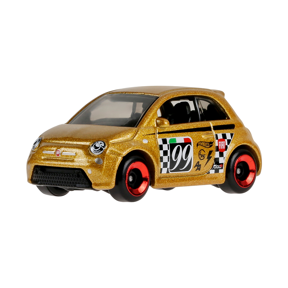 

Базовий автомобіль Hot Wheels Fiat 500E, золотий 99, від 3 років, 11*3.5*11 см (5785)
