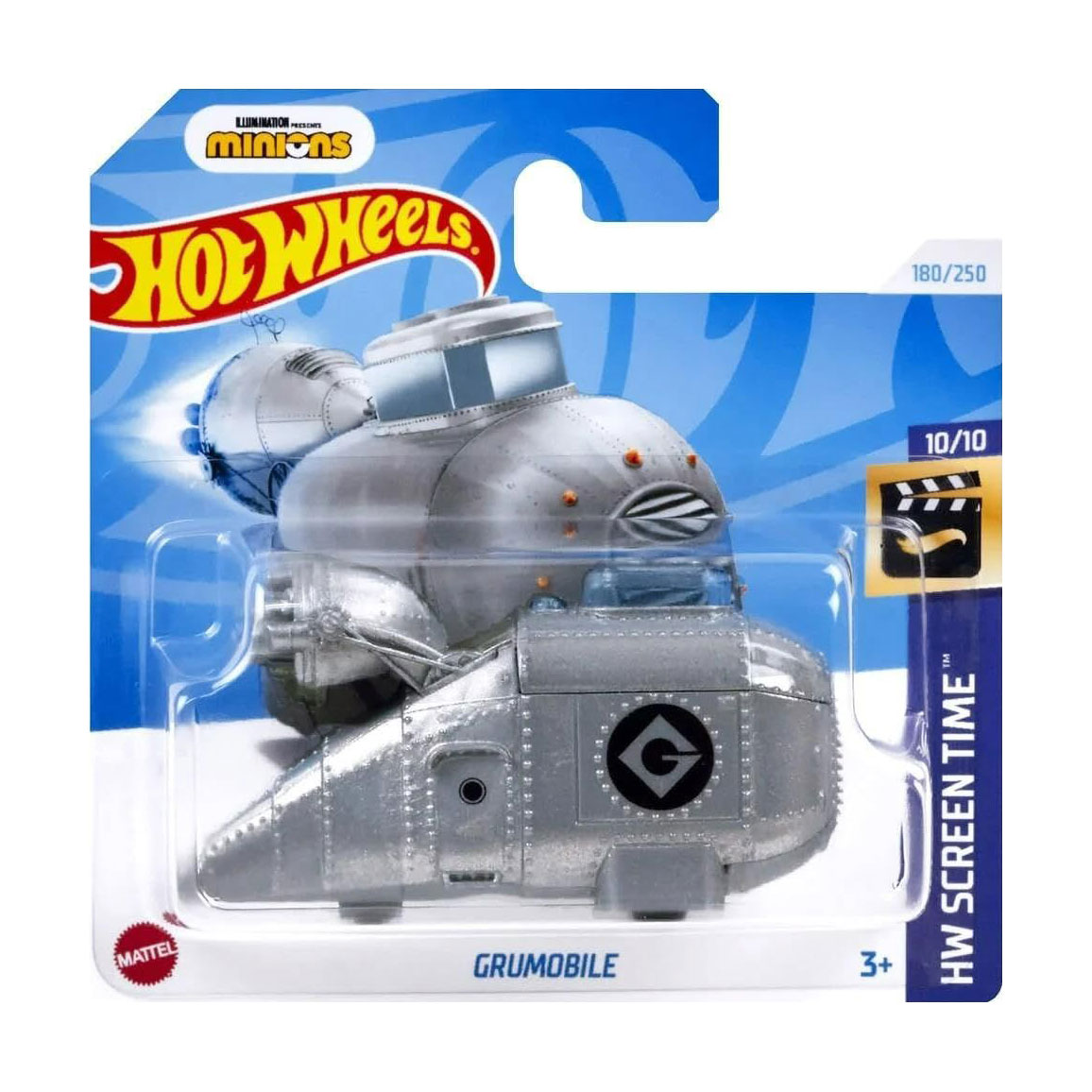 

Базовий автомобіль Hot Wheels Grumobile, срібний, від 3 років, 11*3.5*11 см (5785)