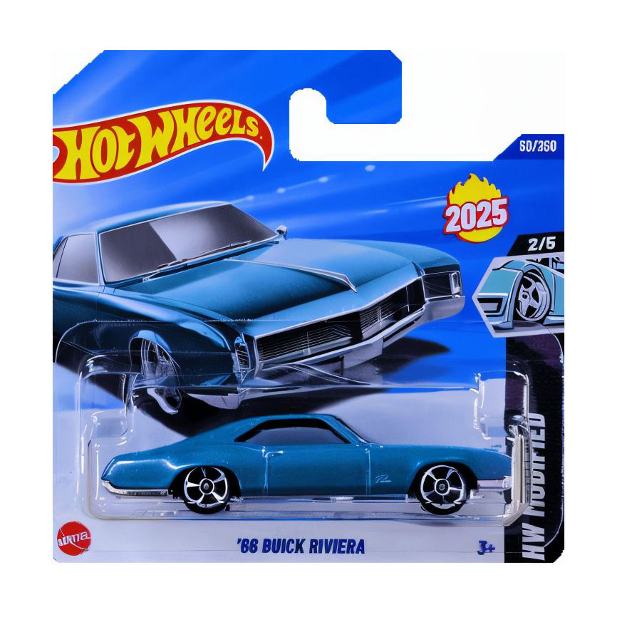 

Базовий автомобіль Hot Wheels 66 Buick Riviera, зелений, від 3 років, 11*3.5*11 см (5785)