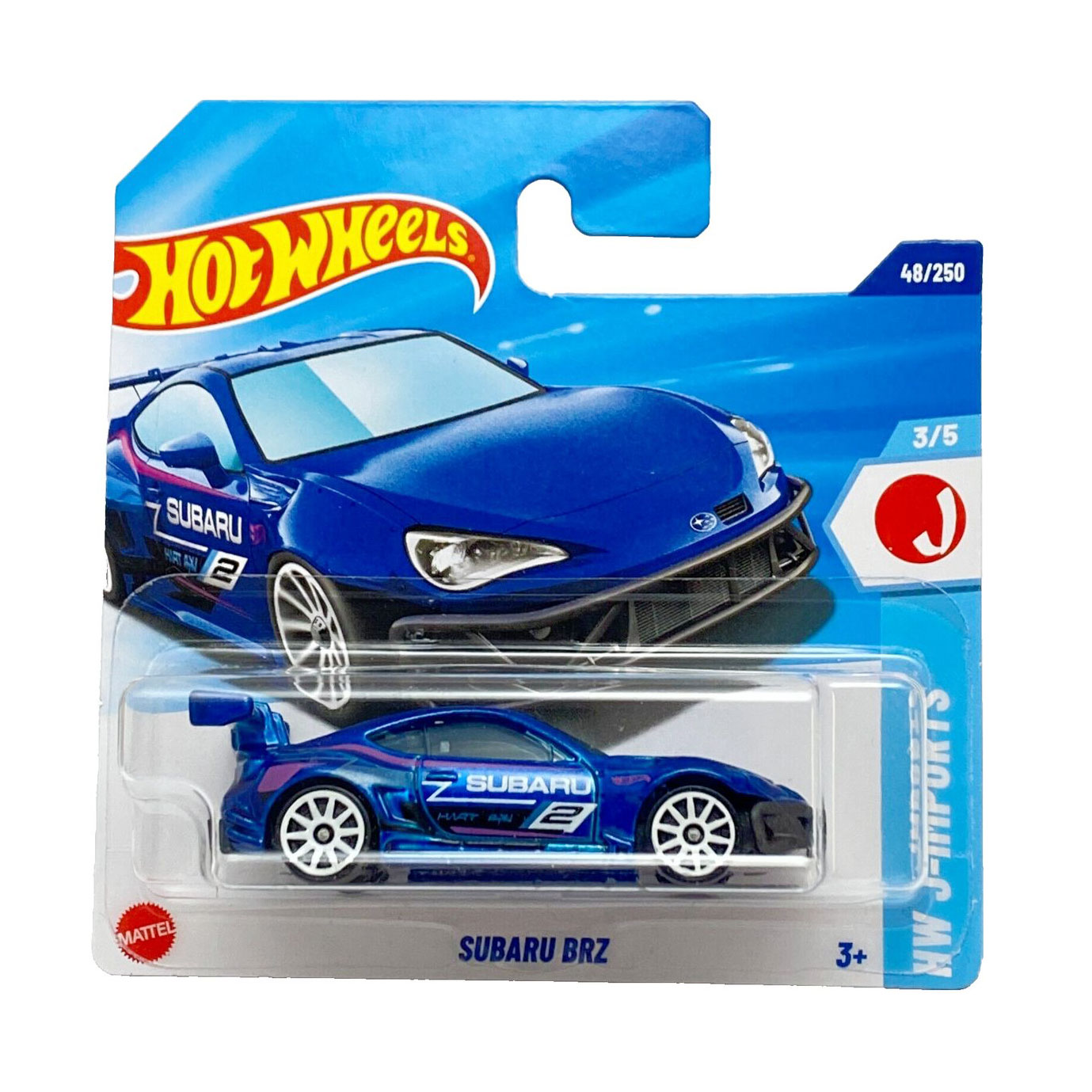 

Базовий автомобіль Hot Wheels Subaru BRZ, синій, від 3 років, 11*3.5*11 см (5785)