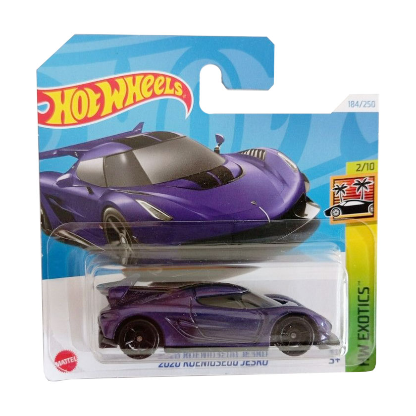 

Базовий автомобіль Hot Wheels 2020 Koenigsegg Jesko, темно-фіолетовий, від 3 років, 11*3.5*11 см (5785)